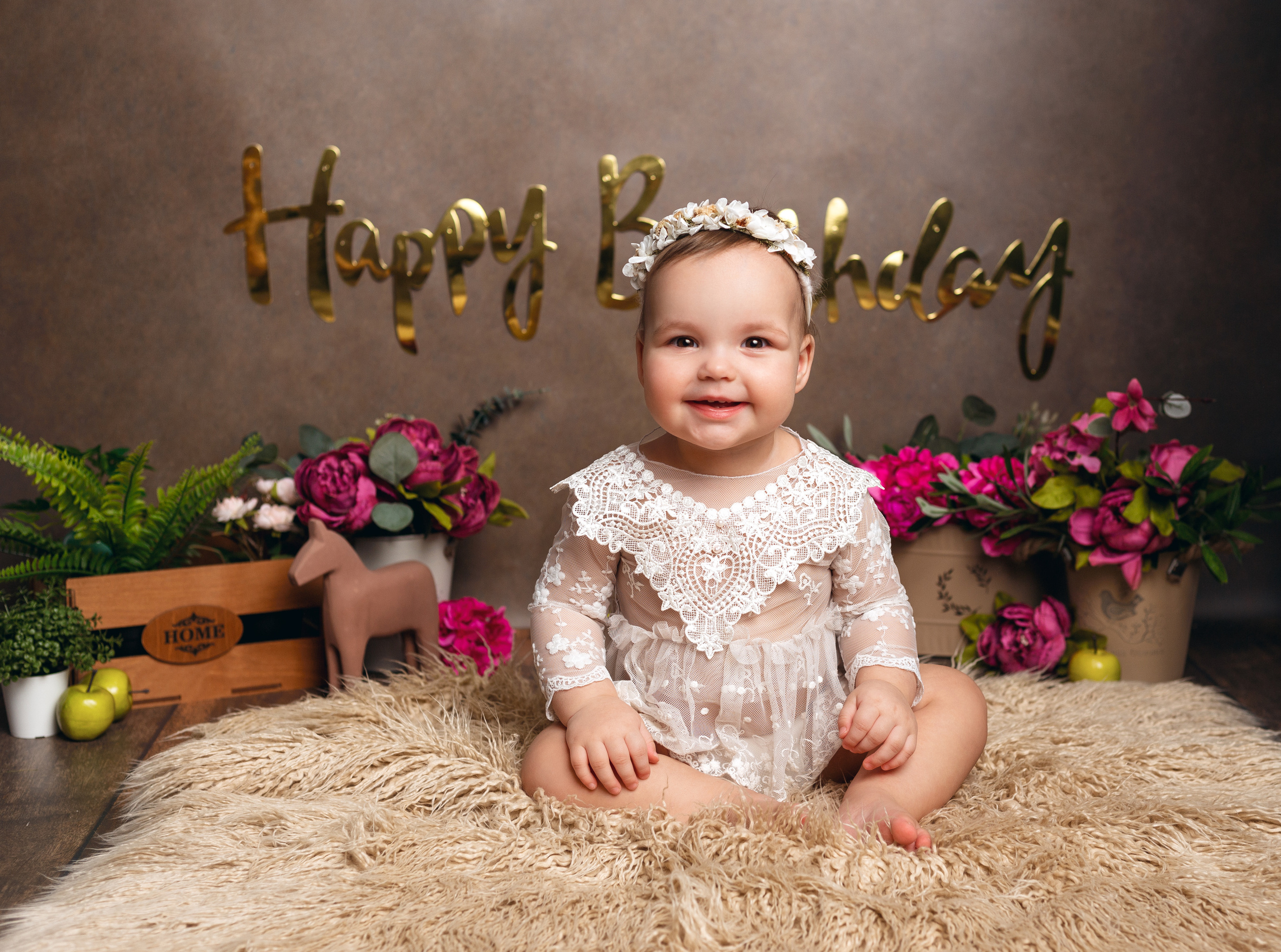 Фотосессия годовалых детей. Фотограф новорожденных в Омске Анастасия Моисеева