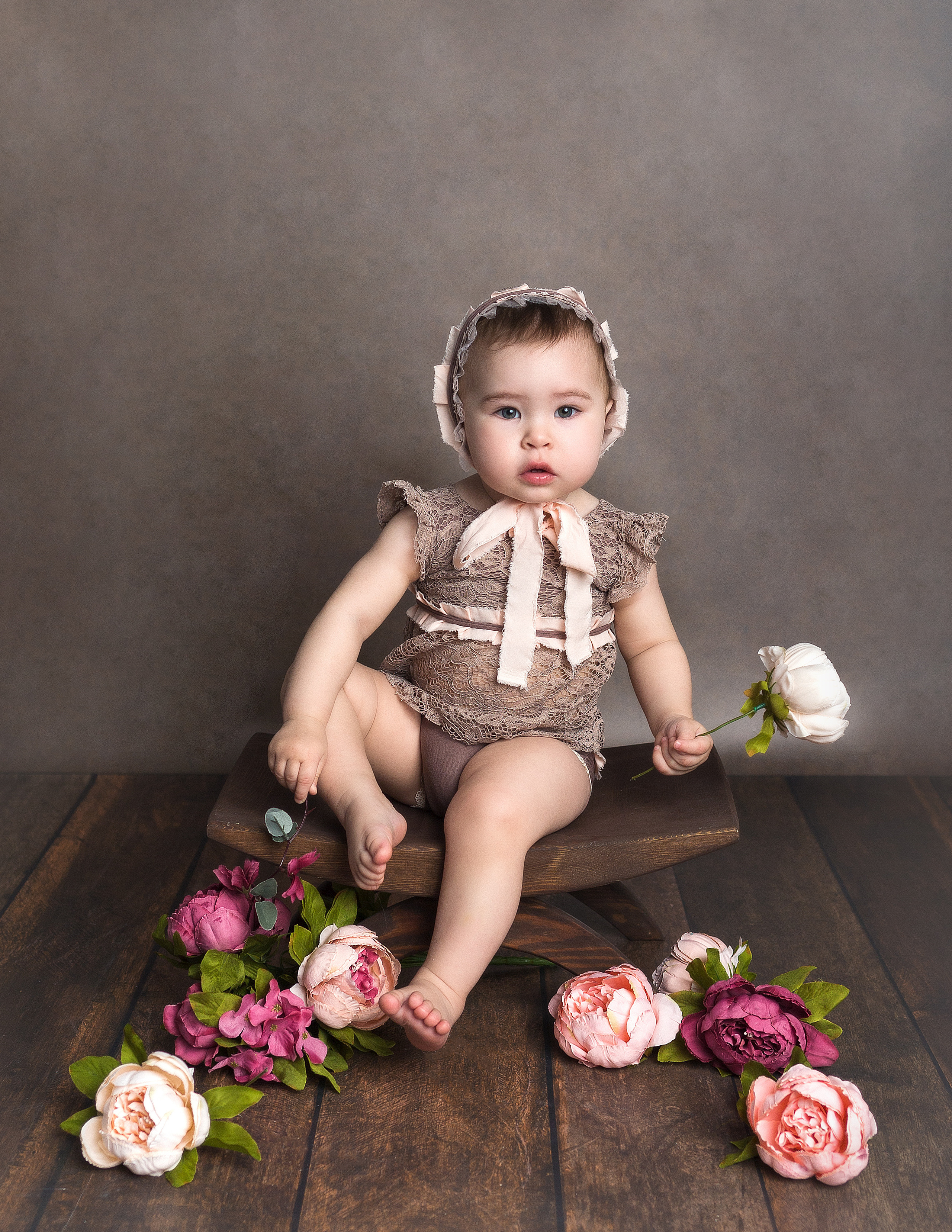 Фотосессия годовалых детей. Фотограф новорожденных в Омске Анастасия Моисеева