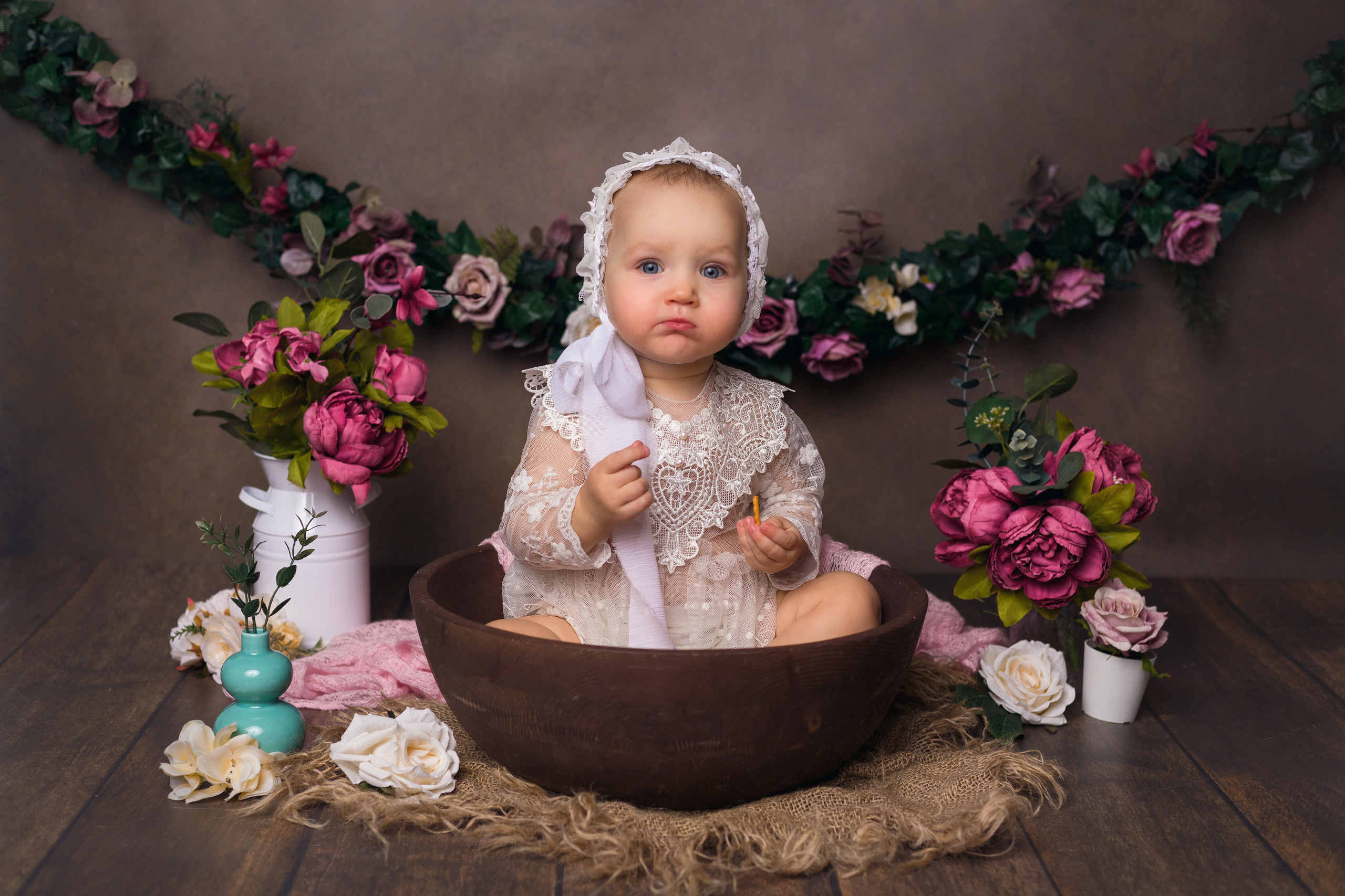 Фотосессия годовалых детей. Фотограф новорожденных в Омске Анастасия Моисеева