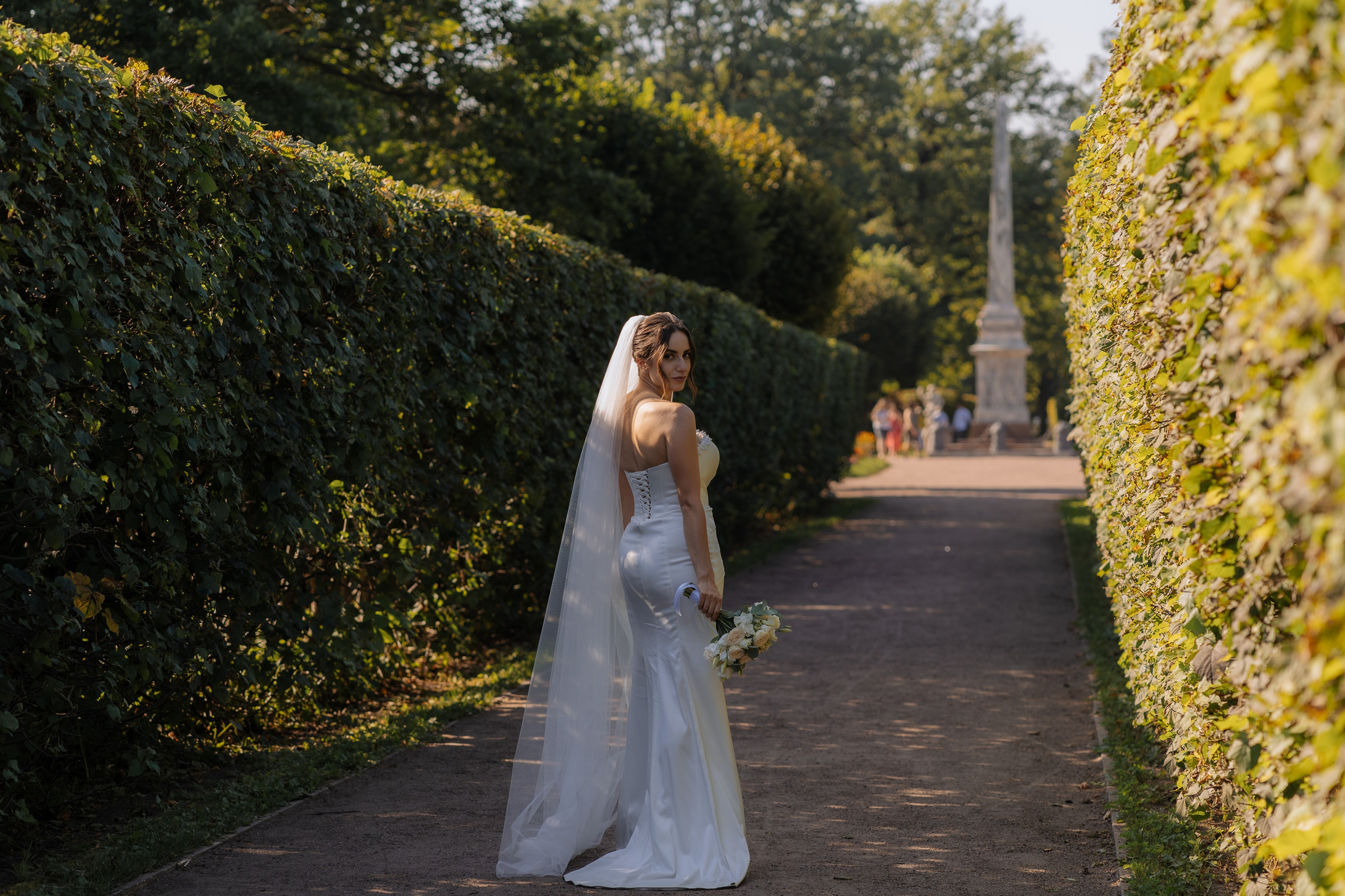 Свадебная фотосессия в Москве, парк Кусково. Свадебный фотограф в Москве Анна Полушина