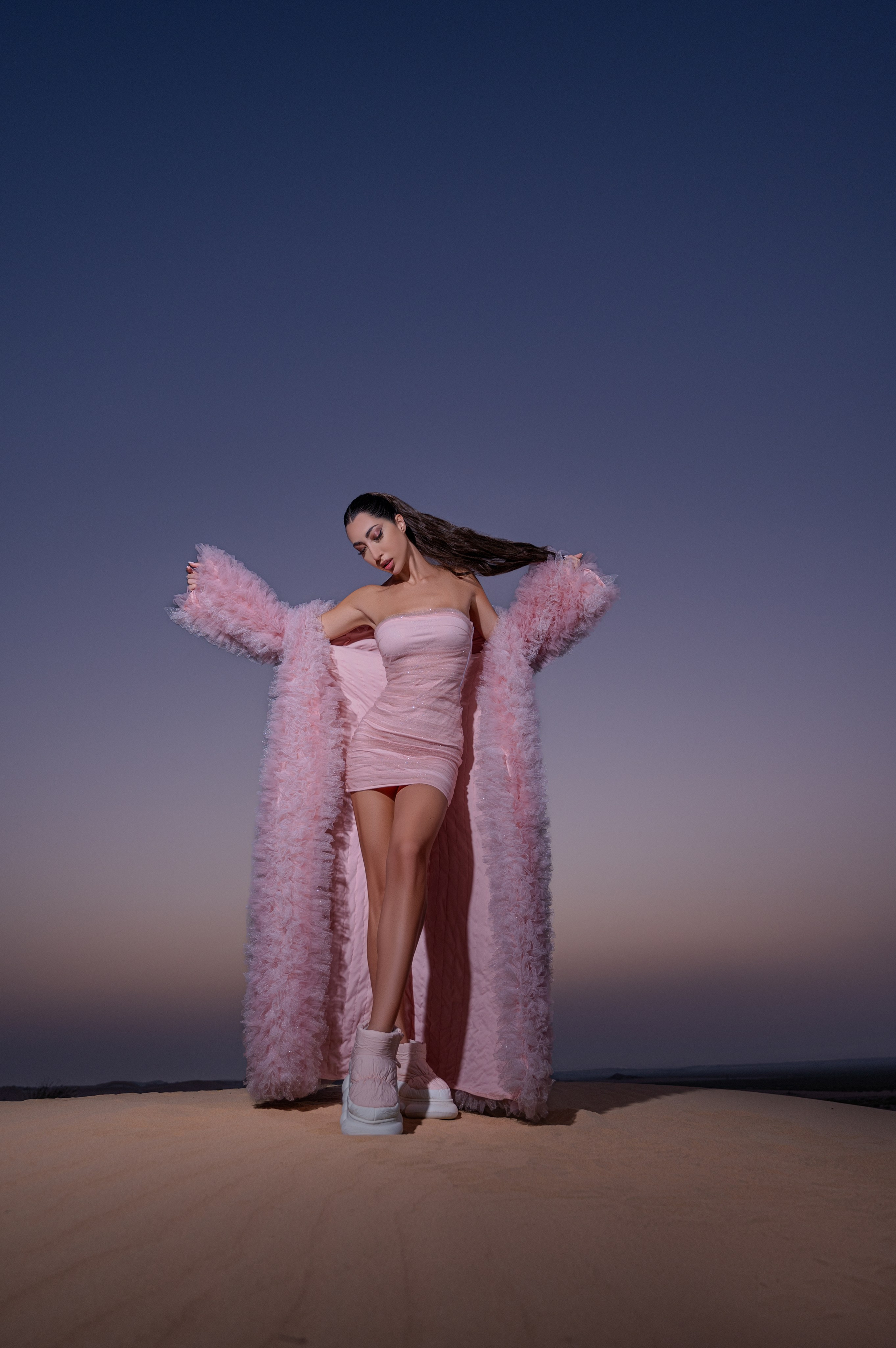 Pink desert Marshmallow. Коммерческий фотограф Москва /Дубай, эксклюзивные фэшн фотосессии