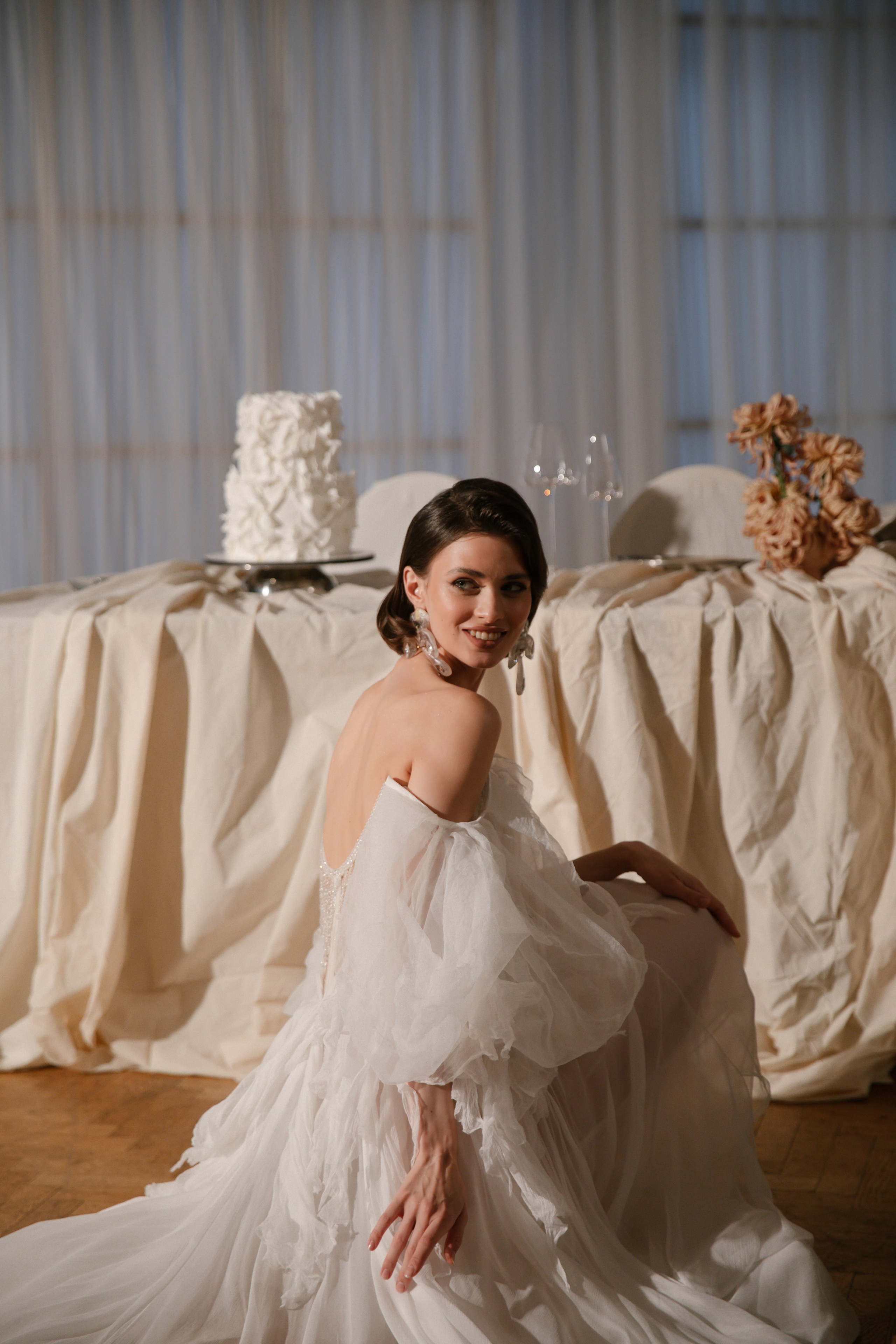 Фотосессия на банкетной площадке. Свадебный и семейный фотограф Анастасия Романова в Москве и Московской области