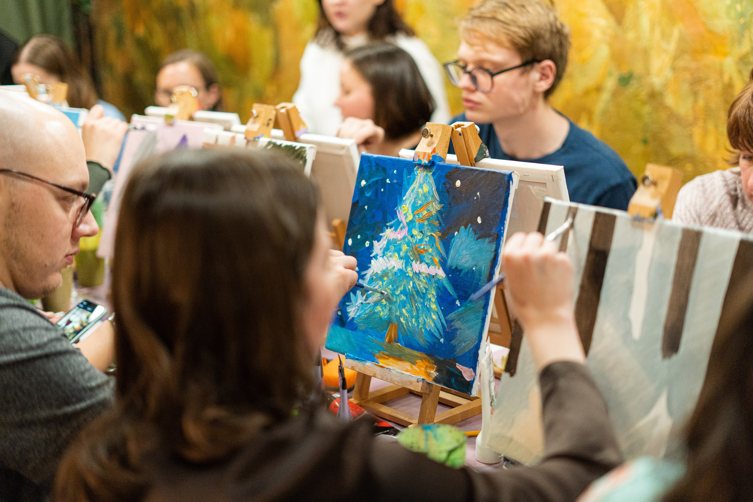 Корпоратив Teach Me Art 2. Портретный фотограф в Москве и Санкт-Петербурге Арина Чех