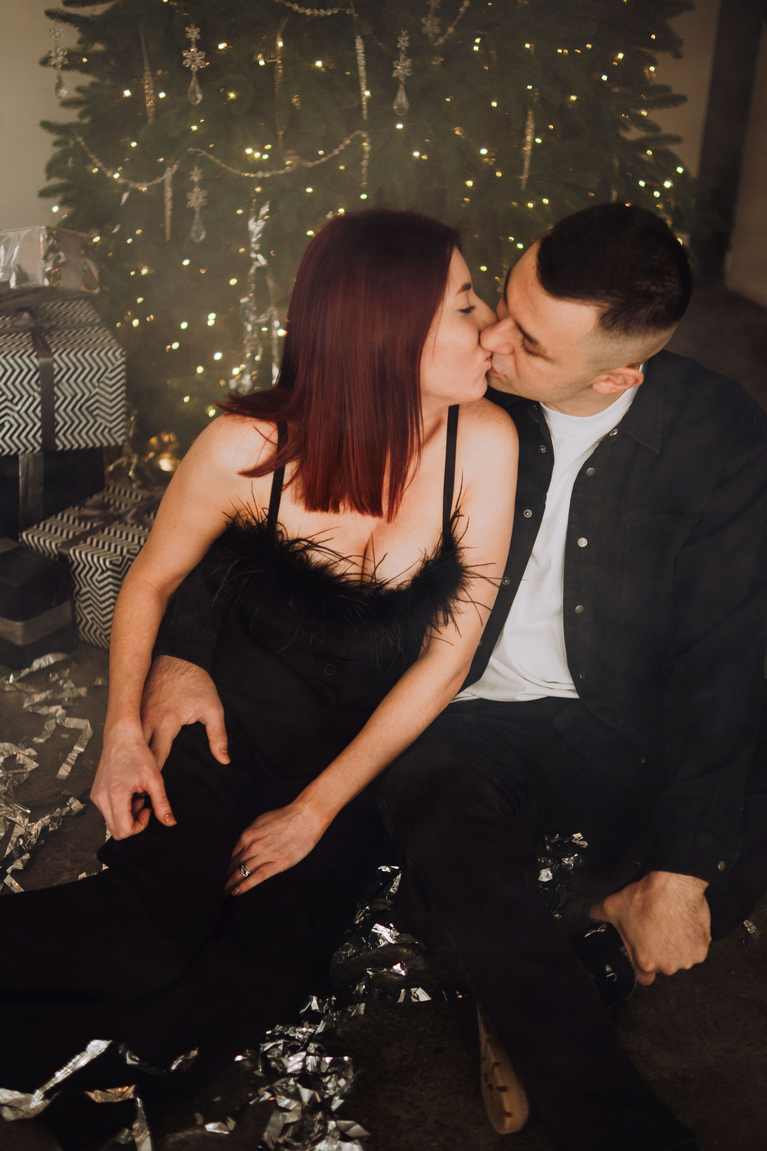 Новогодняя история Лёши и Лизы. Семейный и детский фотограф Анастасия Монченко