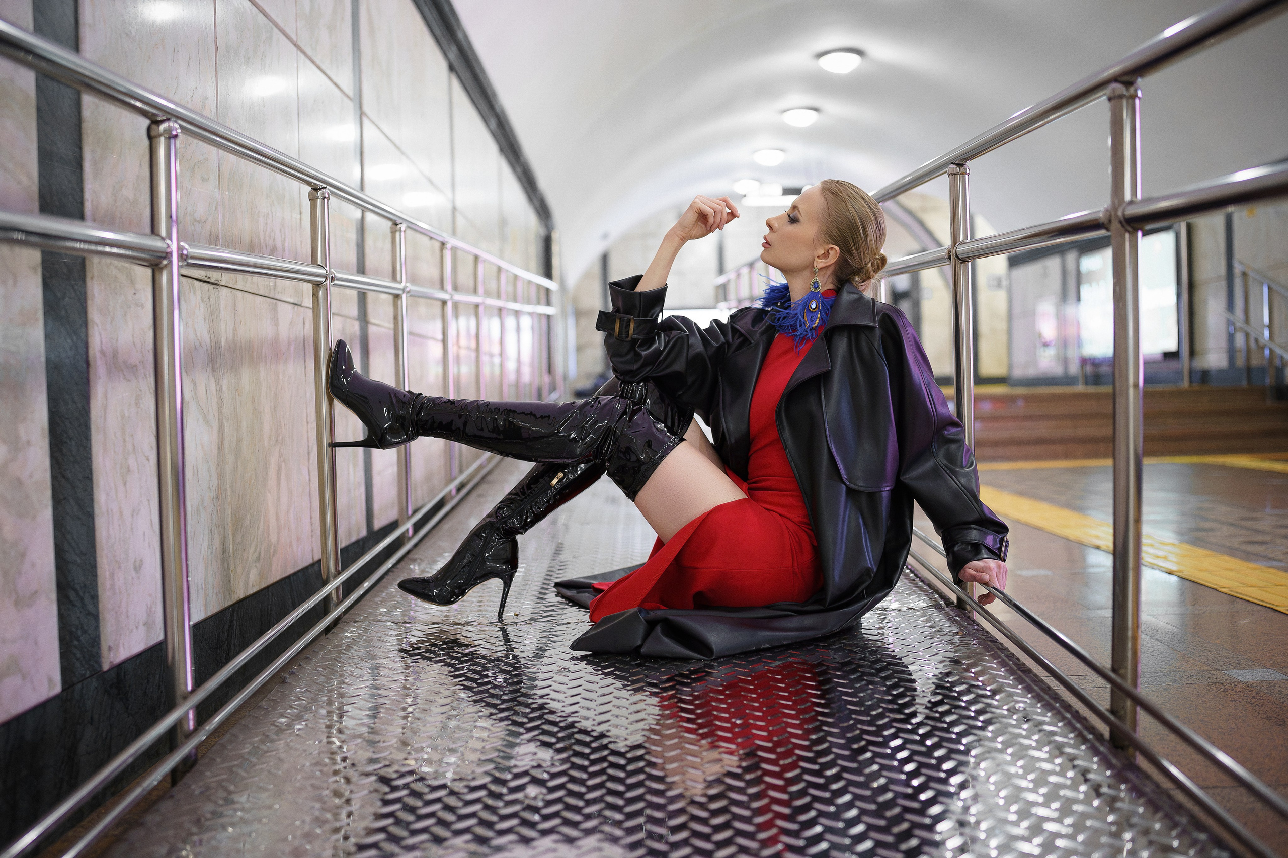 Фотосессия в метро