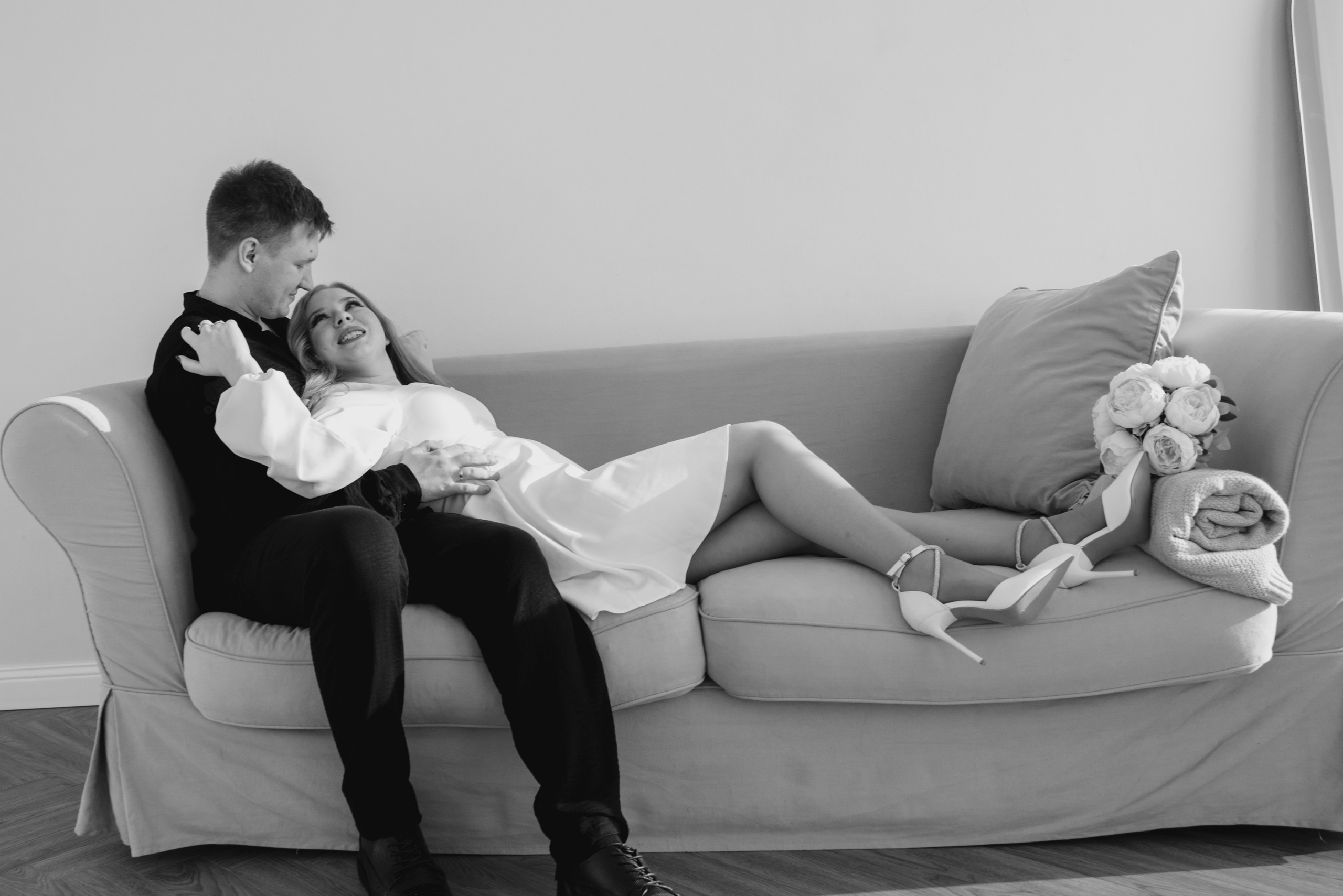 свадебная прическа