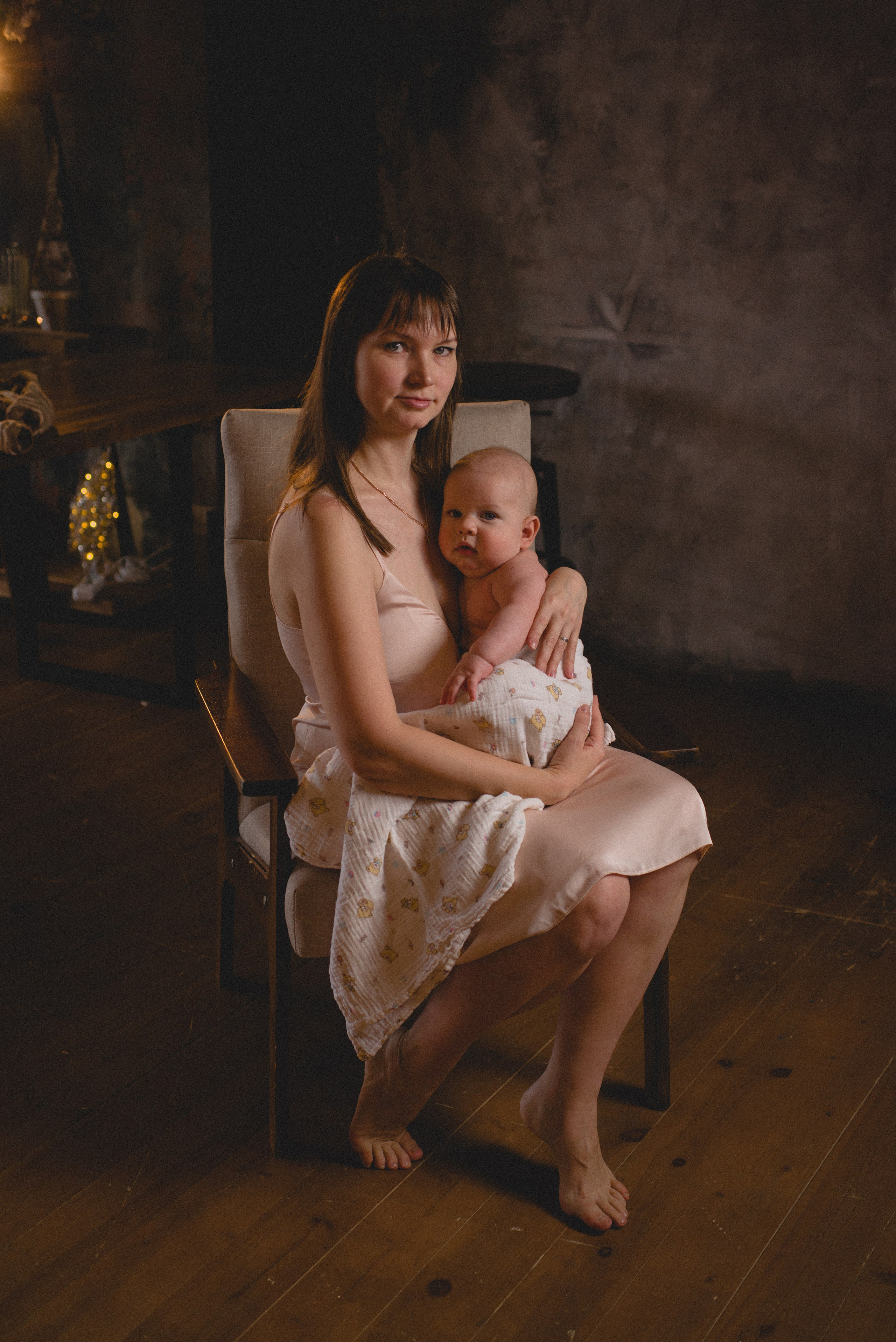 Таня и малыш. Фотограф Людмила Белова