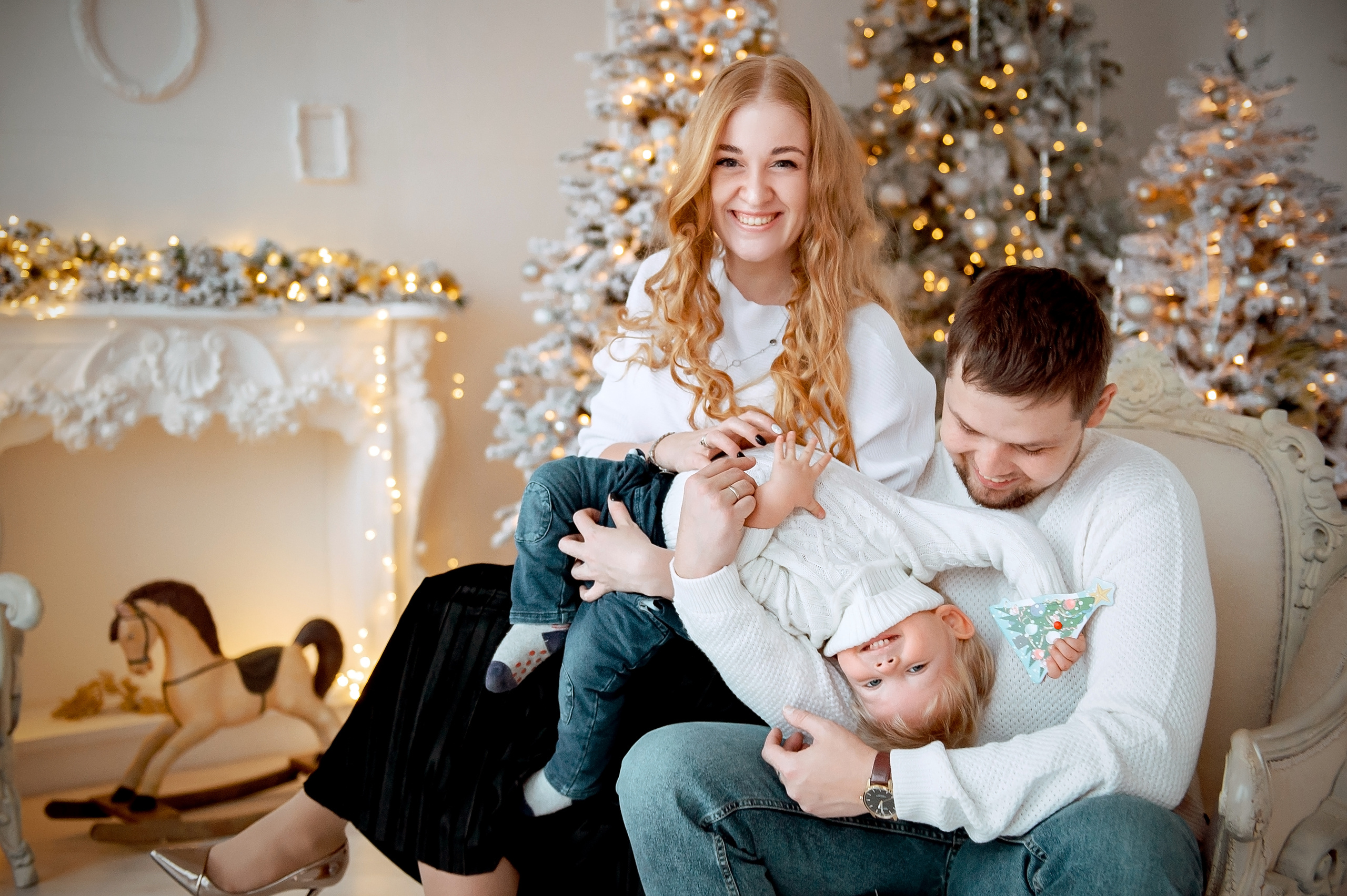 Новогодняя фотосессия в Ивантеевке. Свадебный и семейный фотограф Виктория Носачёва. Щелково, Москва и МО