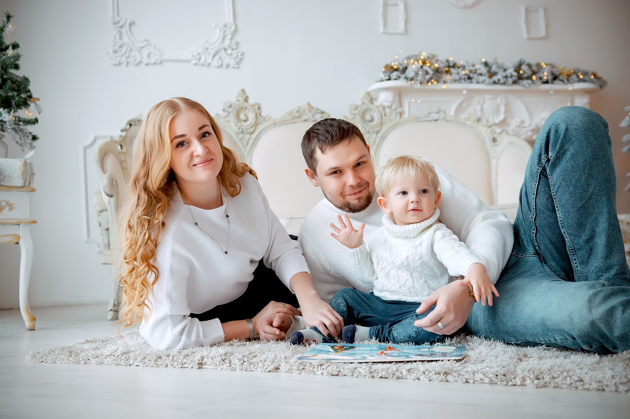 Новогодняя фотосессия в Ивантеевке. Свадебный и семейный фотограф Виктория Носачёва. Щелково, Москва и МО