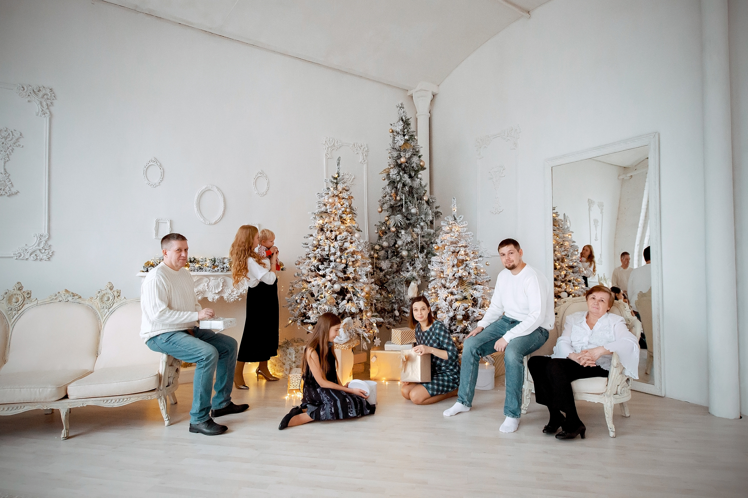 Новогодняя фотосессия в Ивантеевке. Свадебный и семейный фотограф Виктория Носачёва. Щелково, Москва и МО