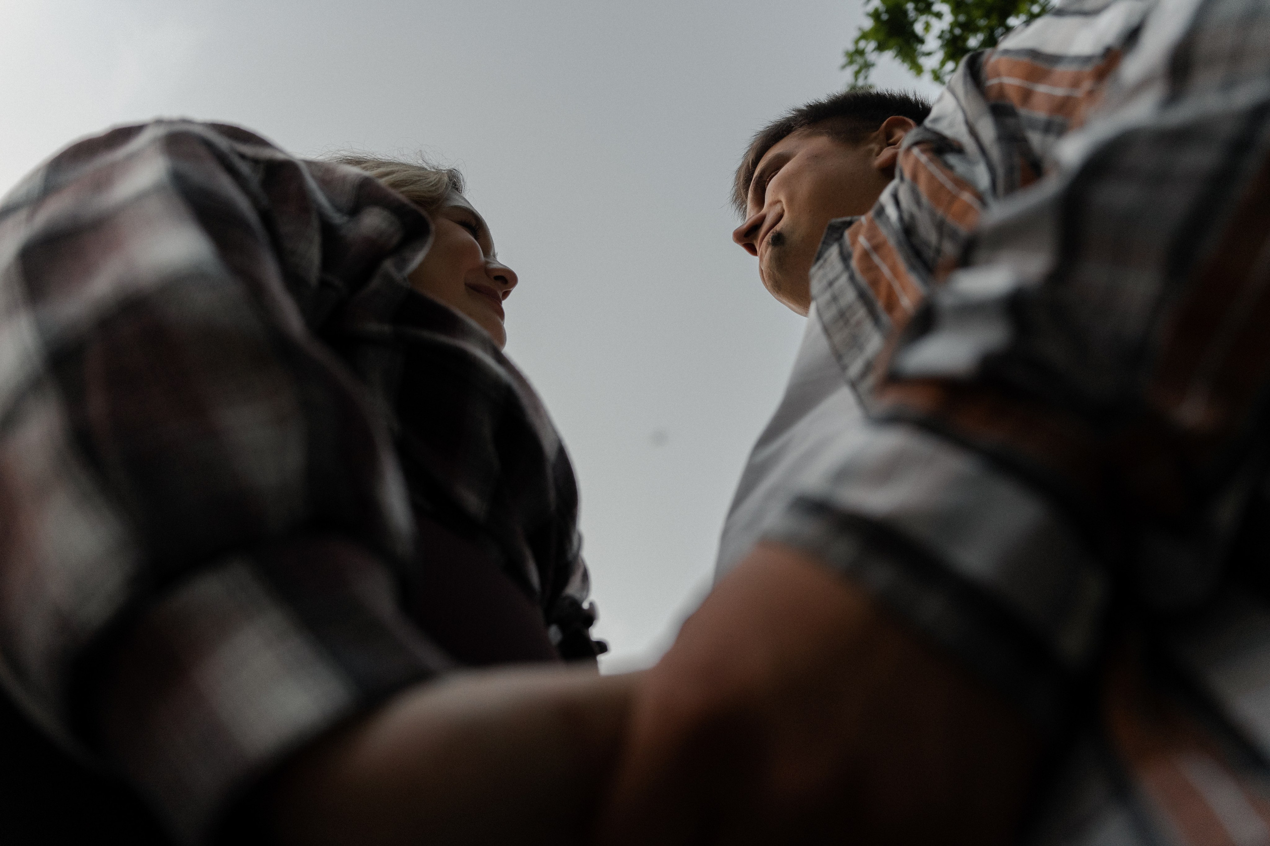 Парная съемка на природе