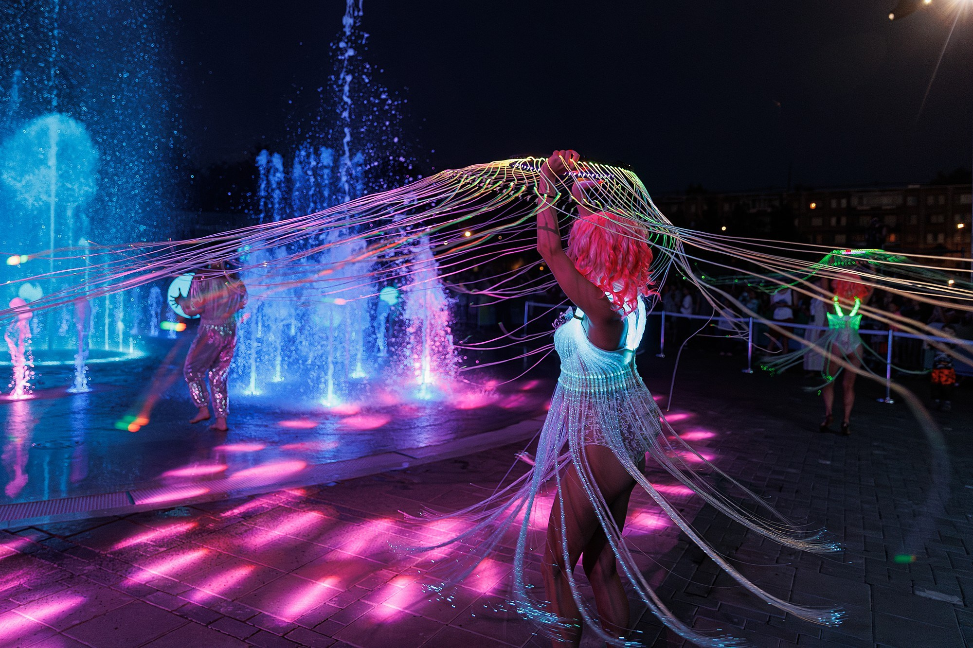 Открытие мультимедийного фонтана | СБЕР. Боченков Вадим | Фотограф в Пскове и Санкт-Петербурге