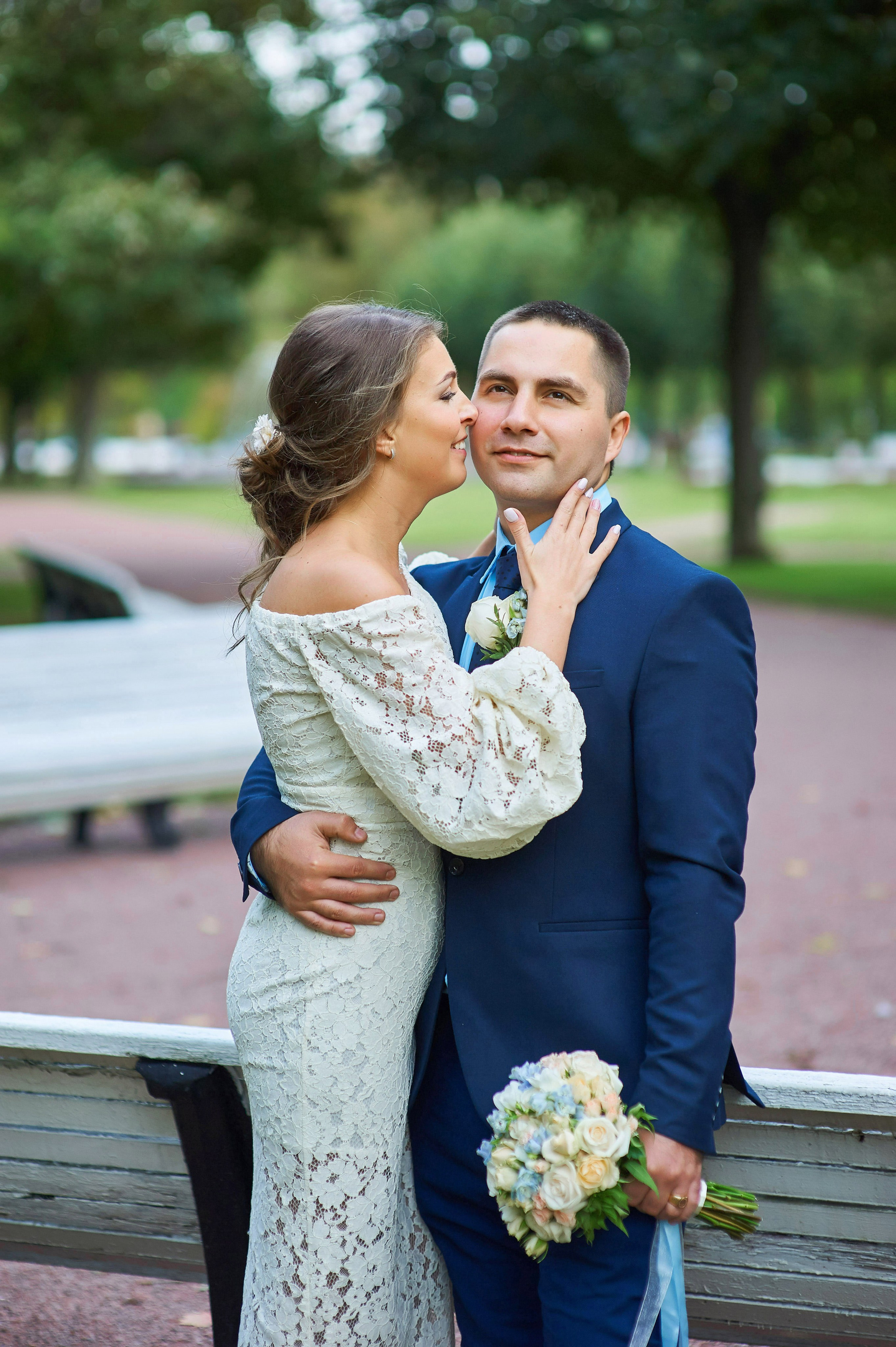 Свадебная фотосессия в студии. Портретный, семейный и свадебный фотограф в Санкт-Петербурге и в Пушкине Ширяев Денис