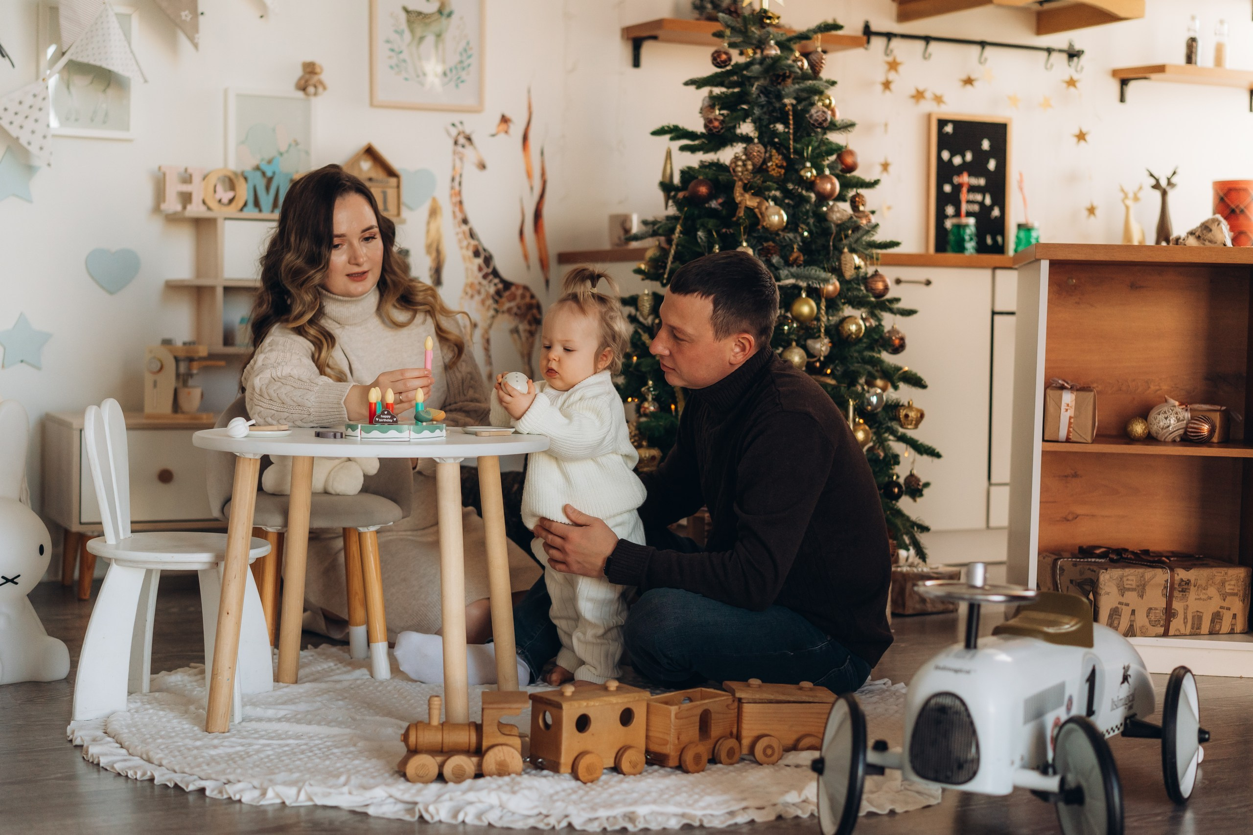 Семейная съемка в студии. Фотограф Екатеринбург Кокшарова Александра