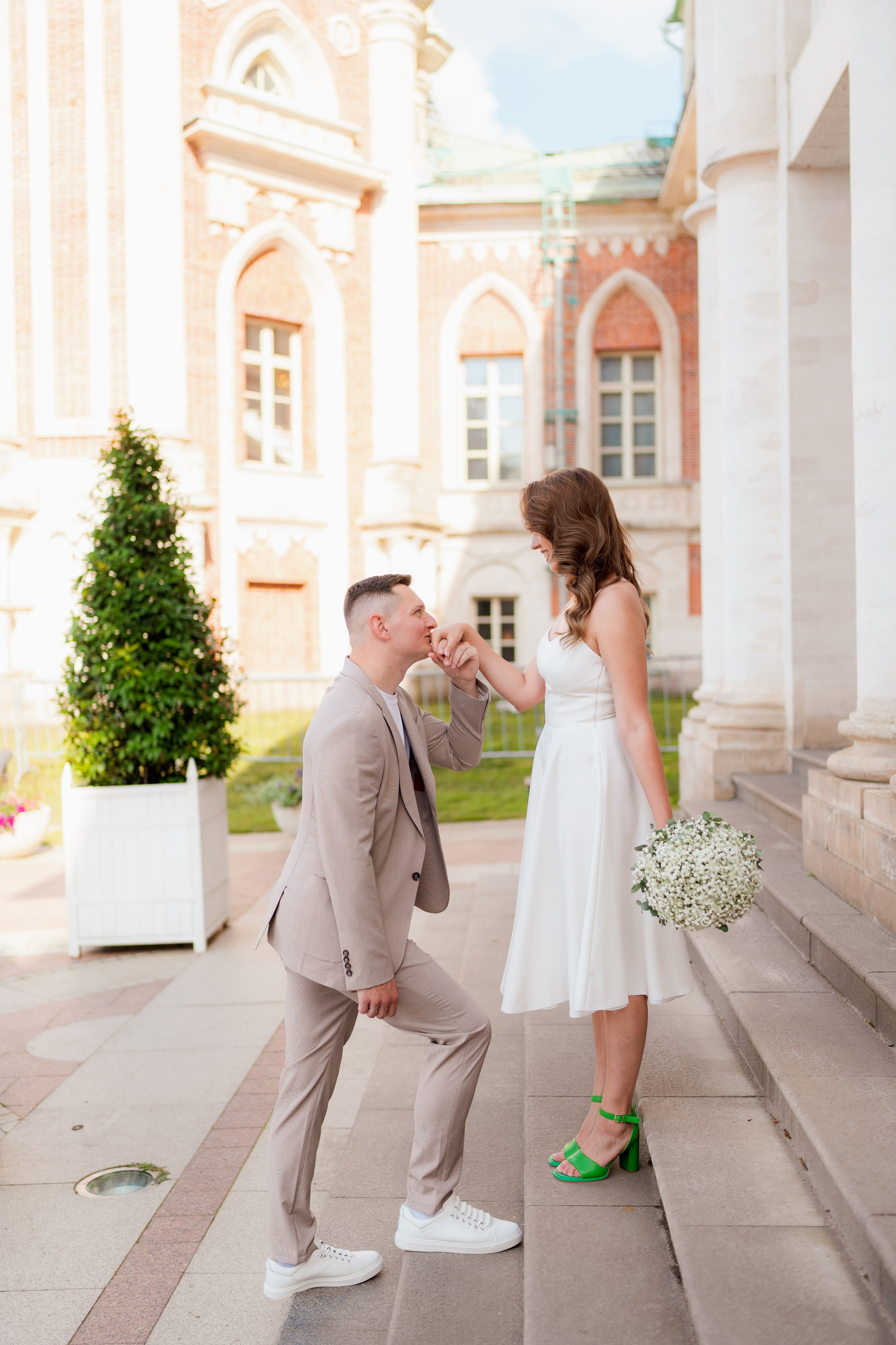 Марина и Дима. Царицыно. Свадебный фотограф Москва