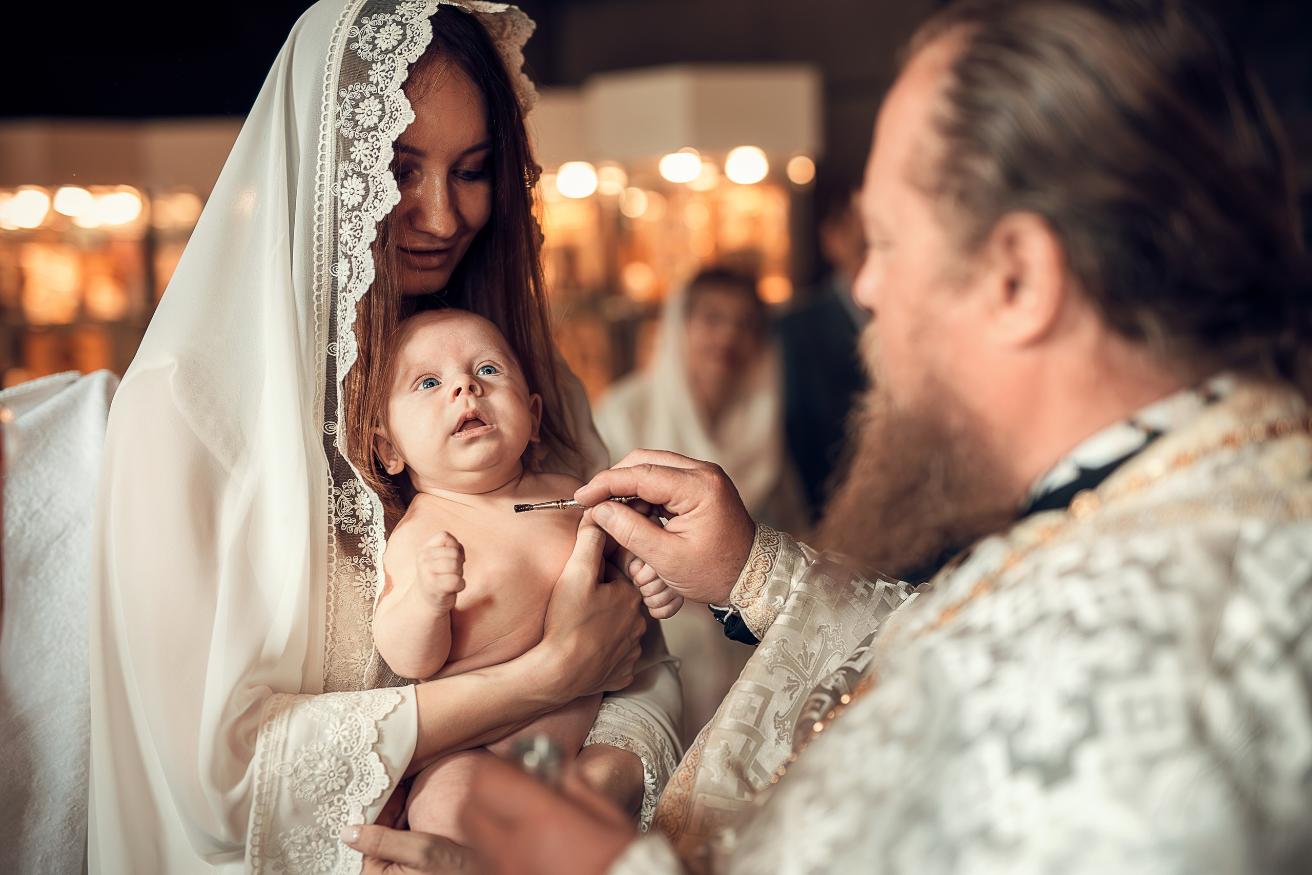 Съемка крещений в Москве