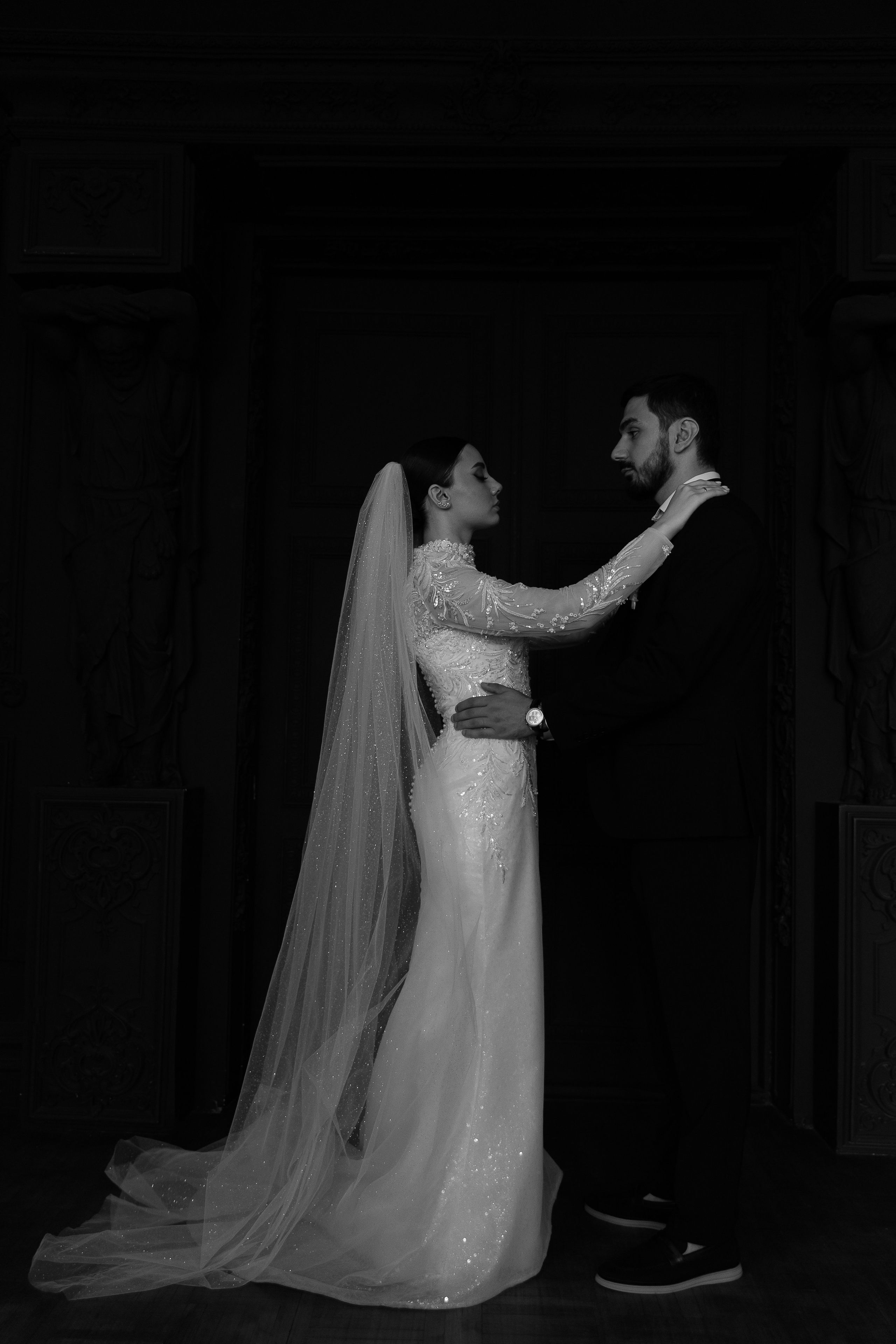 Свадебная фотосессия в фотостудии «Hram» 24.08.2024. Свадебный и семейный фотограф Виолетта Сидельникова. Краснодар, Россия, Беларусь, Европа