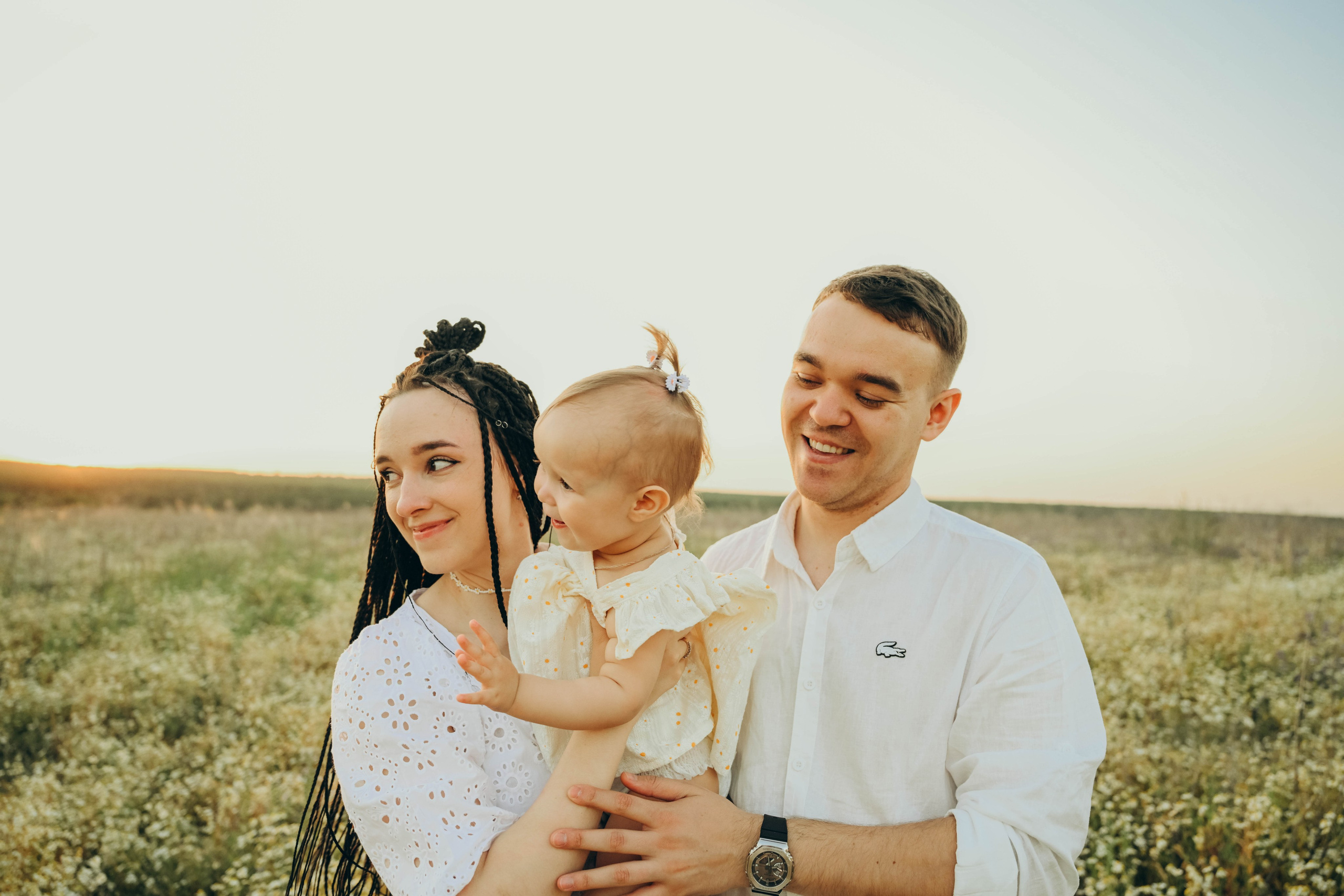 Ромашковое поле. Семейный фотограф в Москве Люберцах Ирина Вронская