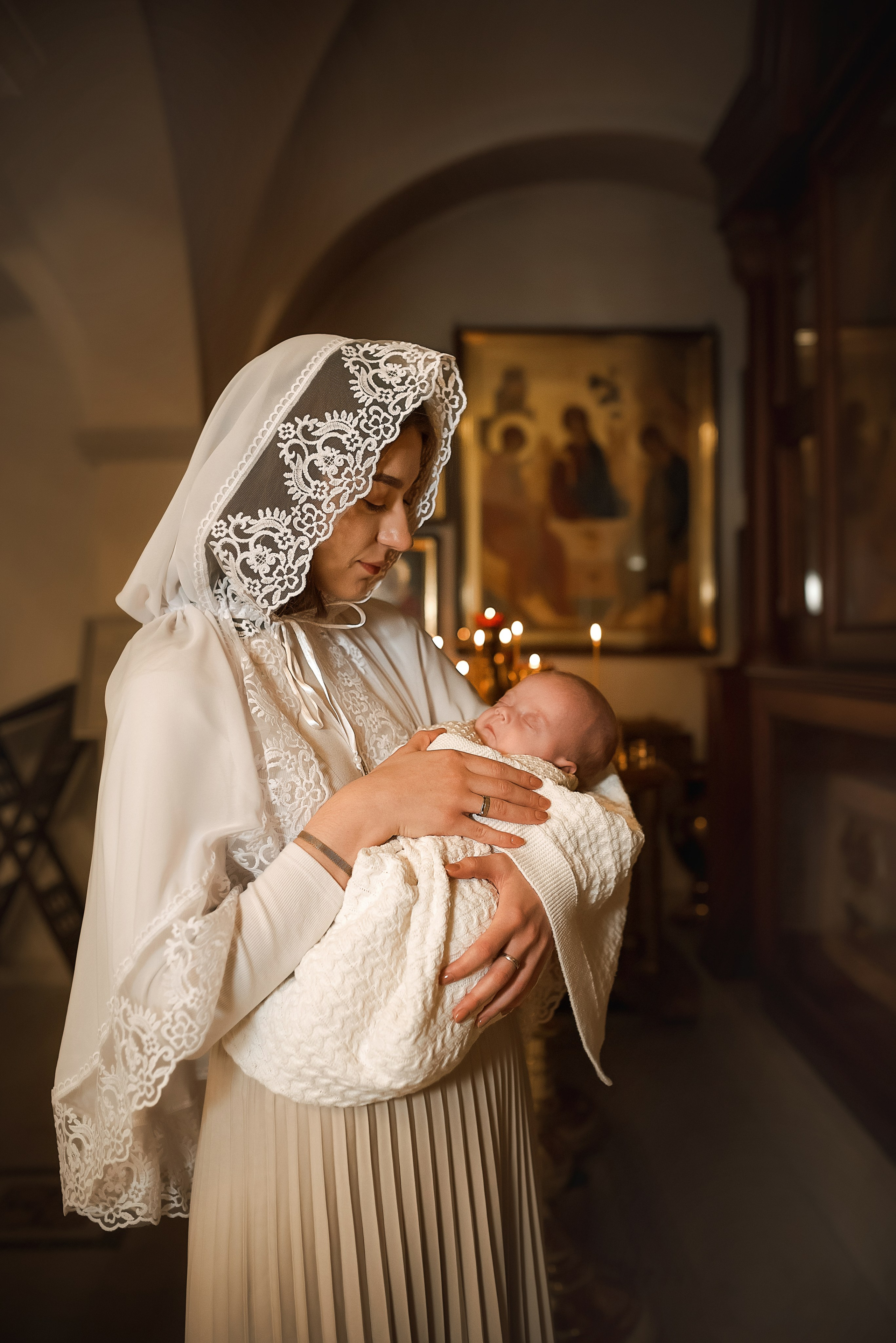 Крещение Майи Храм 40 Севастийских мученков. Семейный фотограф в Ростове-на-Дону Татьяна Литвинова