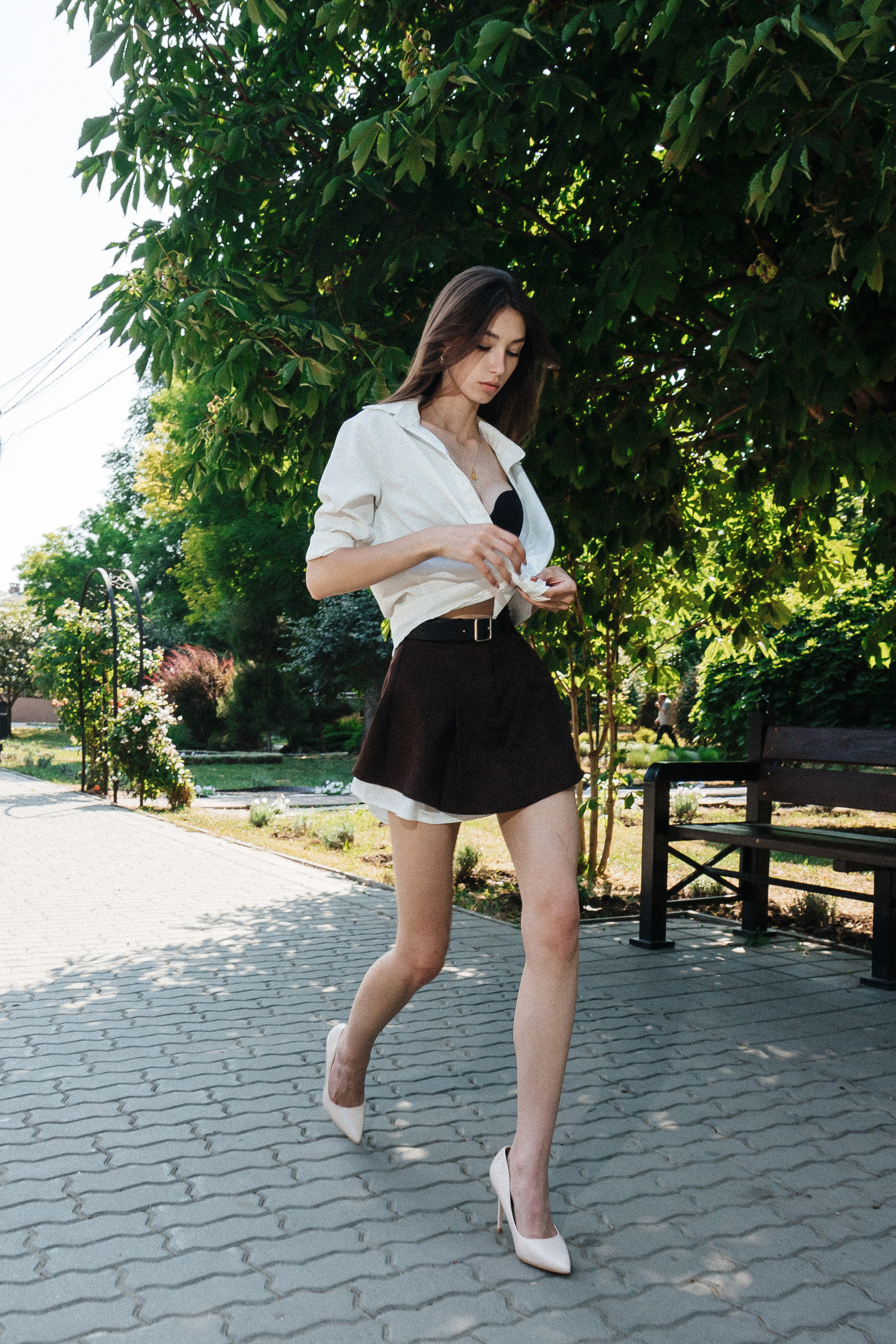 Лера в парке Горького. Фотограф Александр Бигари