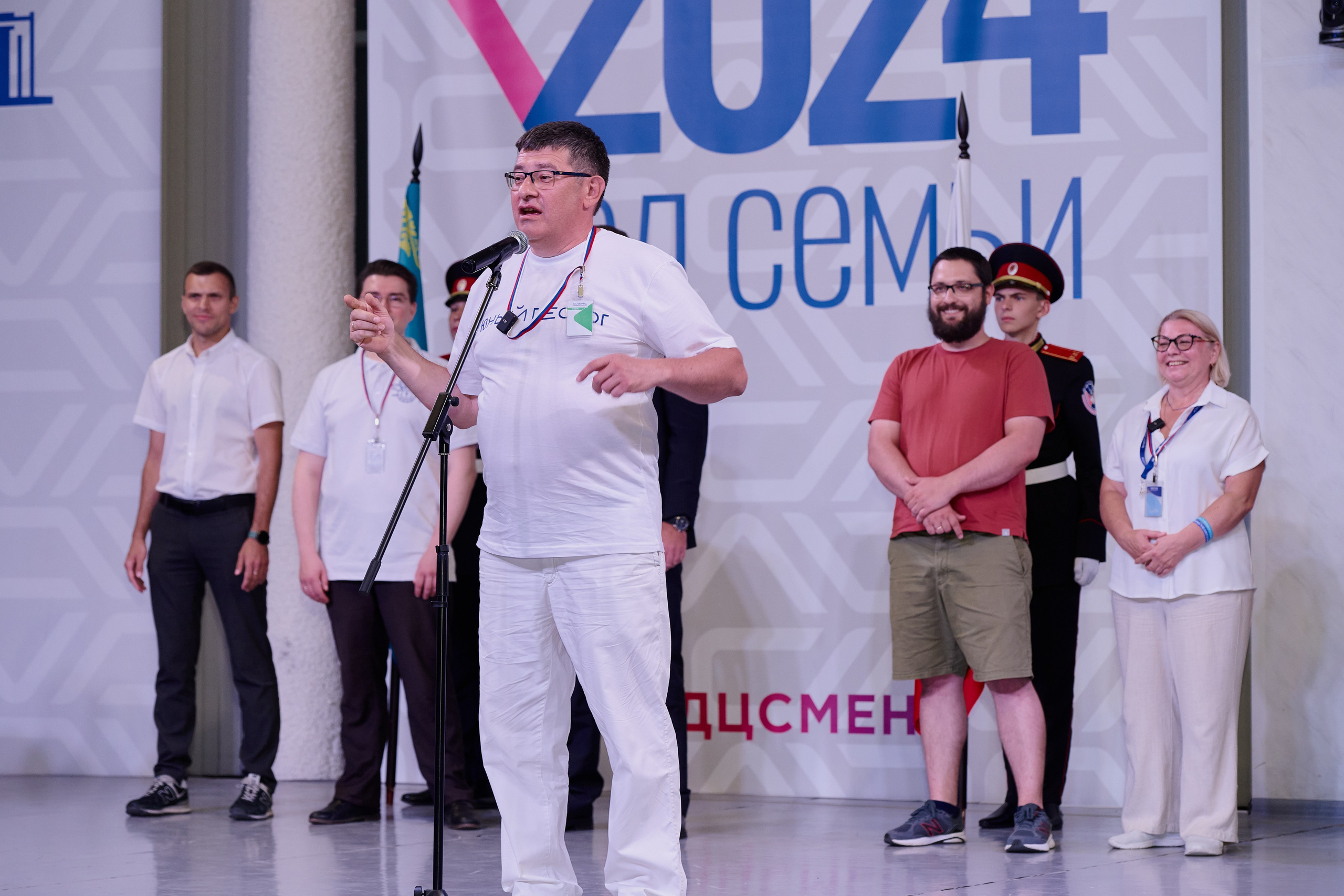 Открытие смены «Юный Геолог». ВДЦ «Смена» Авугст 2024 Анапа. Фотограф Роман Адлер