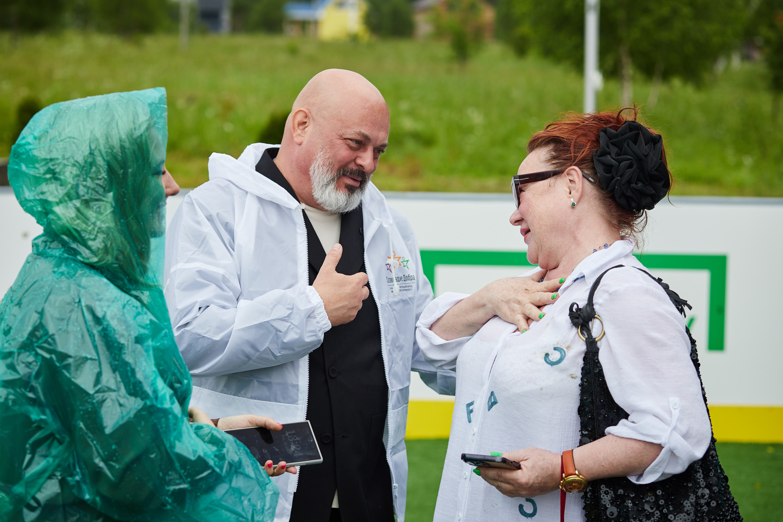 Открытие хоккейной площадки с Федором Конюховым. Репортажный Фотограф