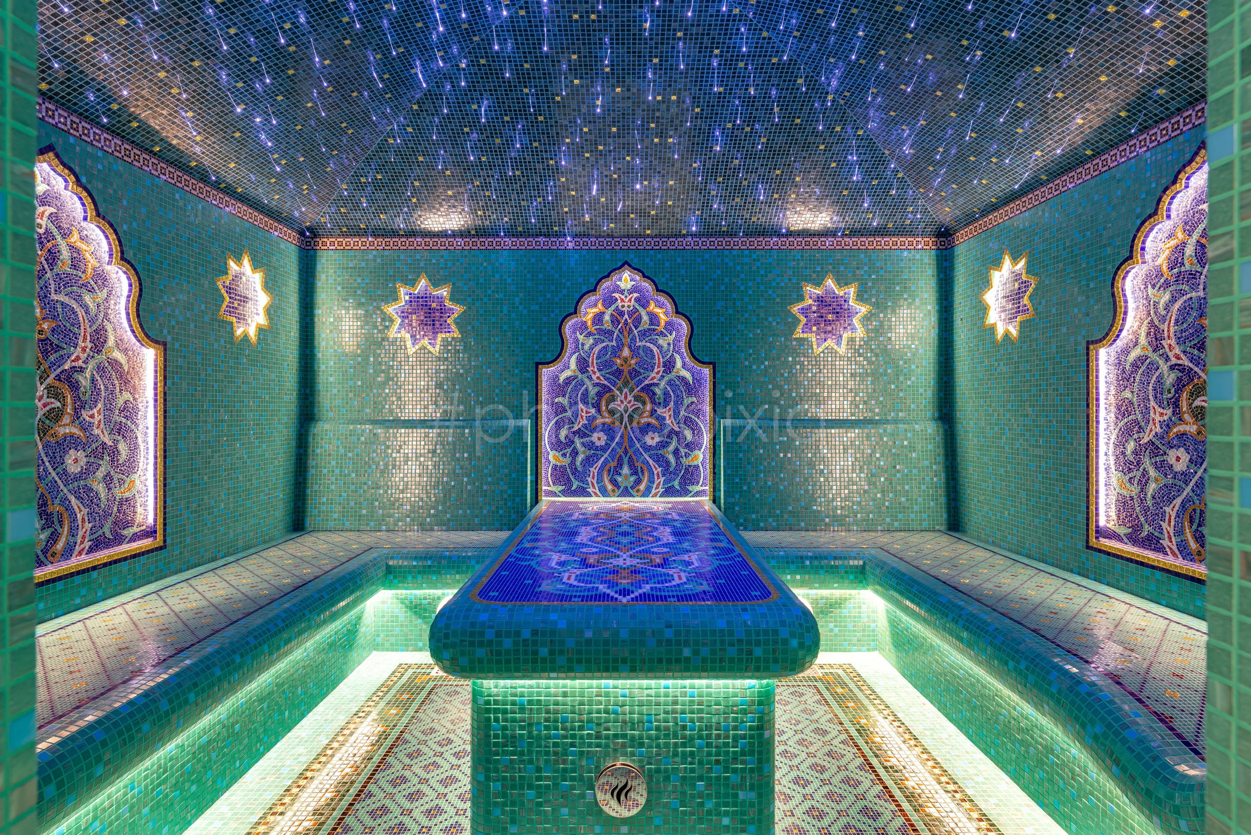 Фотосъёмка турецкой сауны для портфолио hamamsauna. Интерьерная съёмка и виртуальные туры — Интерьерный фотограф Кузнецов Сергей (photopixiq)