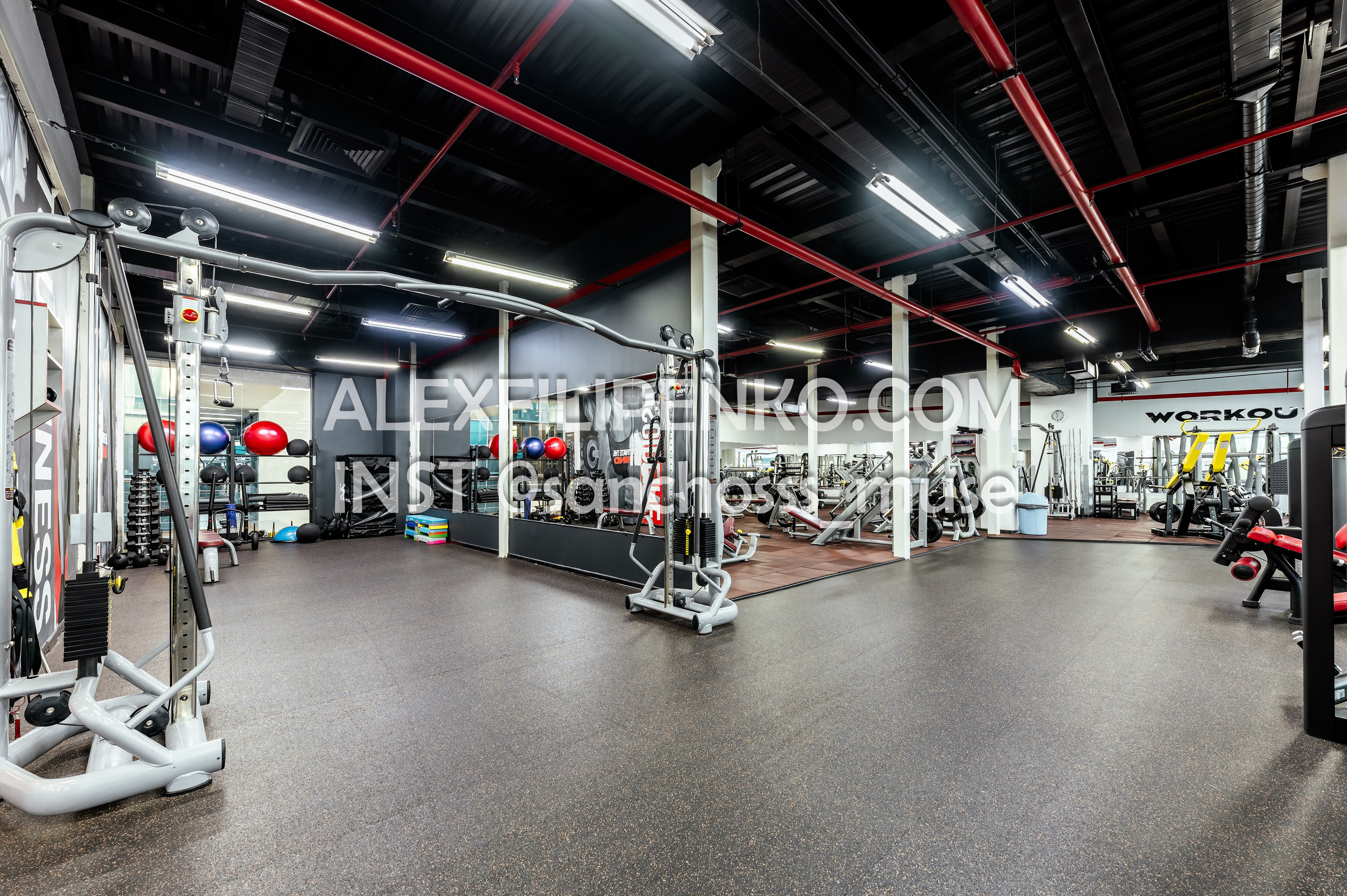 WORKOUT Достык 18. Фотограф интерьера недвижимости и архитектуры в Астане