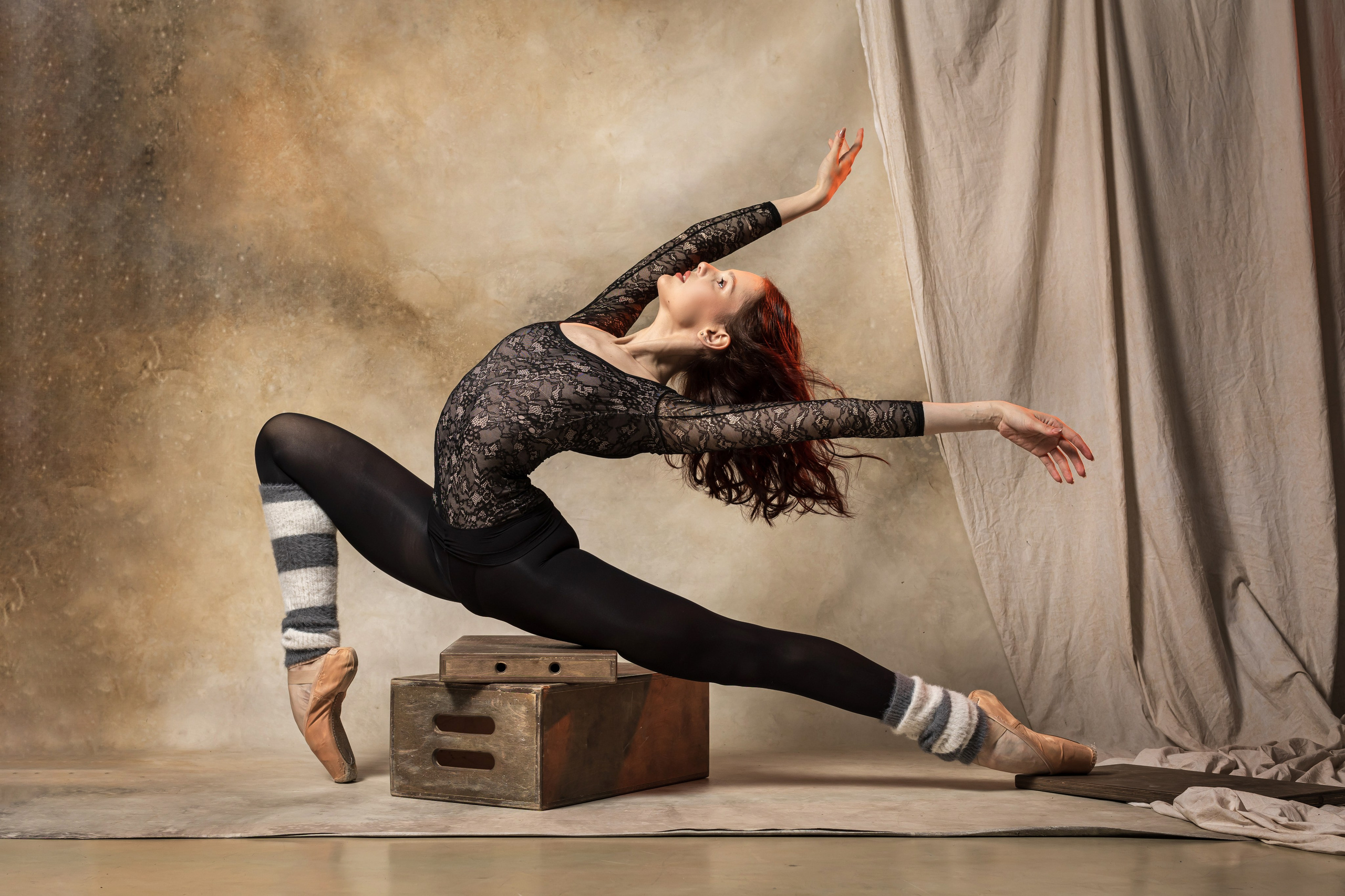 Балетная съёмка на белой циклораме и фонах. Балетный фотограф Алина Ханько — Душа Балета