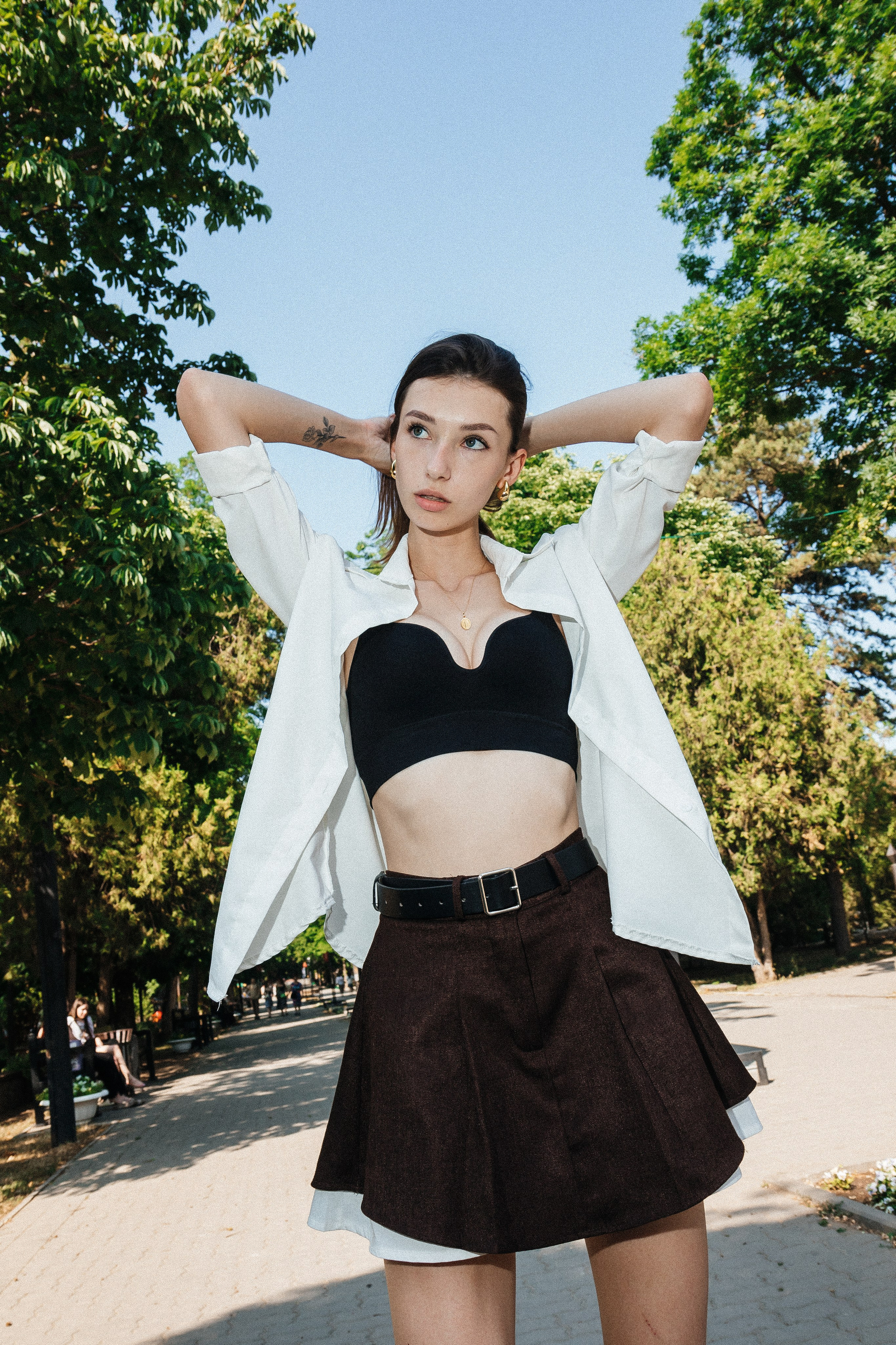 Лера в парке Горького. Фотограф Александр Бигари