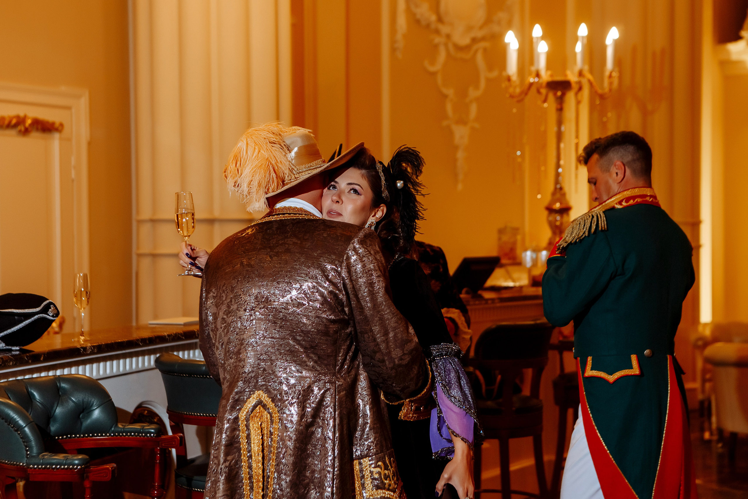 День рождения Сергея (костюмированный бал в отеле Талеон). Свадебный фотограф в Санкт-Петербурге