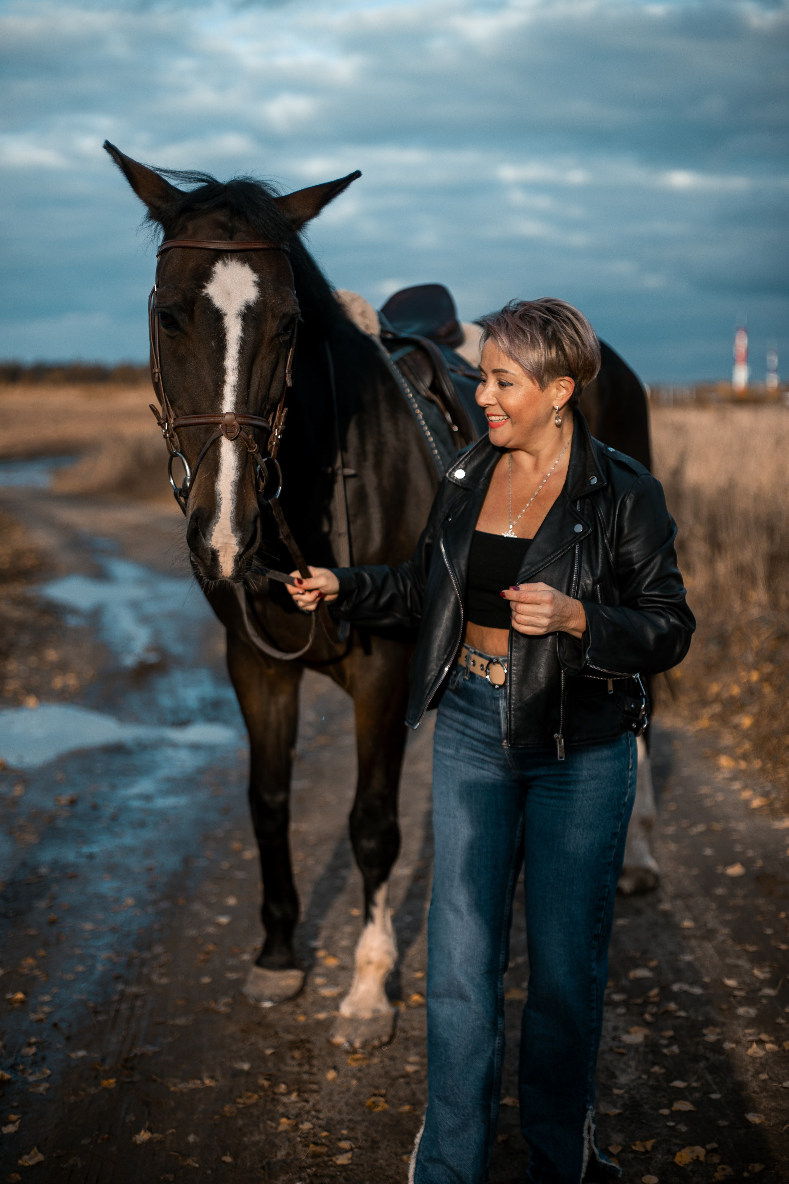 Прогулка с лошадью. Индивидуальный и семейный фотограф Ирина Москвичёва