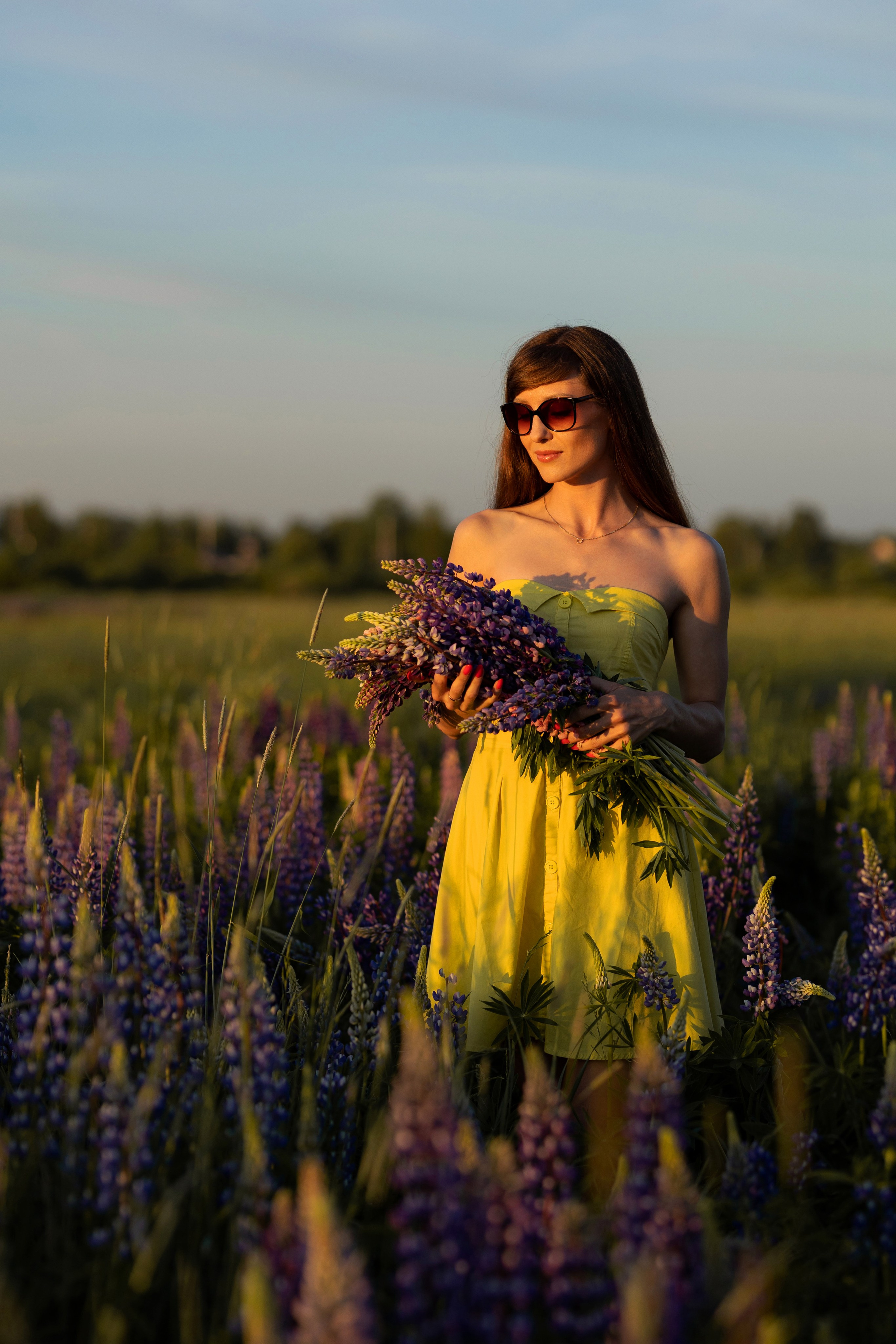 Фотосессия с люпинами. Семейный и свадебный фотограф в Санкт-Петербурге Татьяна Швыкова