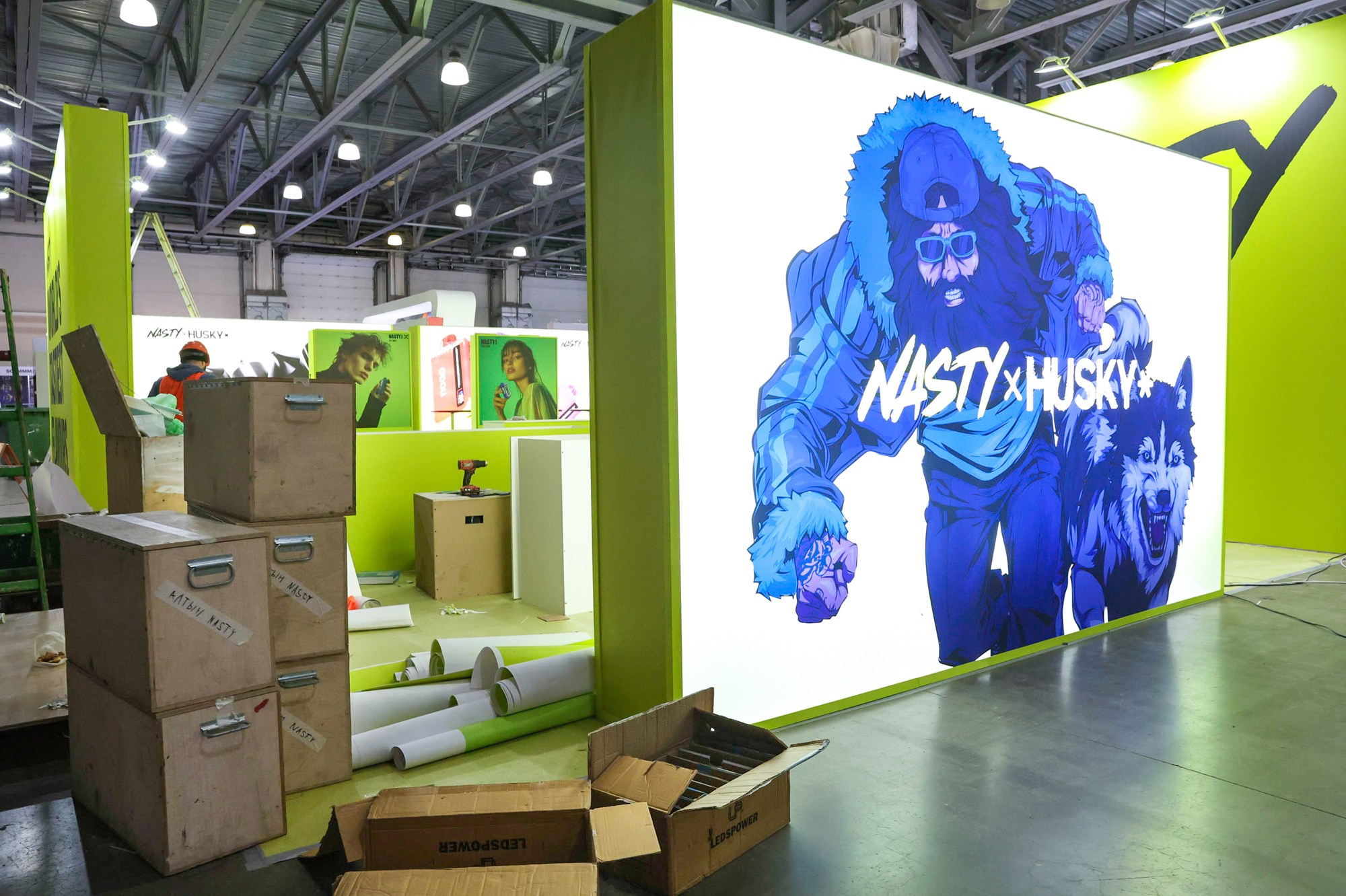 Застройка Vape Club Show. Фотограф Дарья Попова