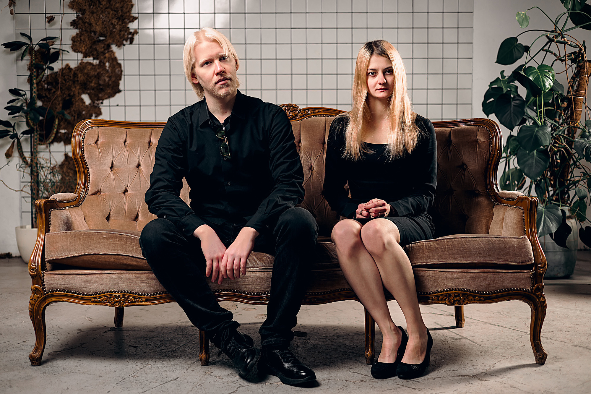 Студийная фотосессия пары в Санкт-Петербурге | Романтические портреты