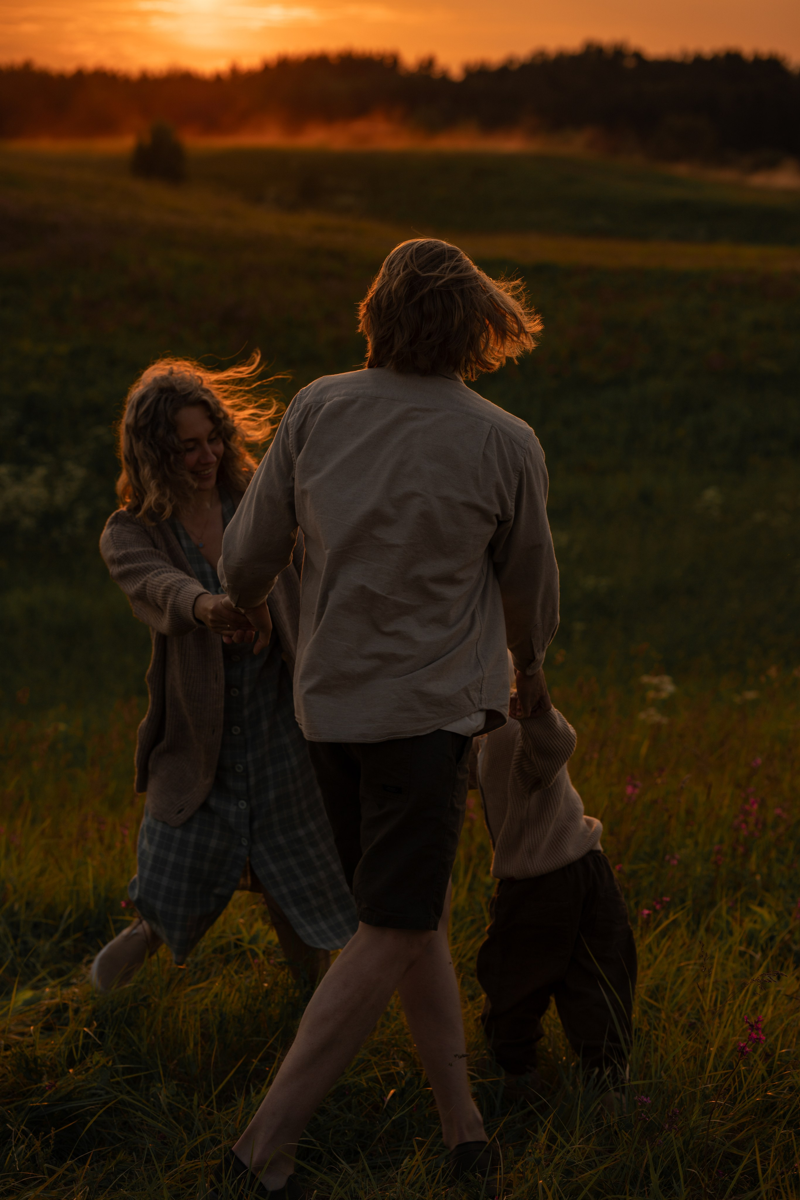 Душевная съемка на холмах. Семейный и портретный фотограф в Санкт-Петербурге Татьяна Гримоть