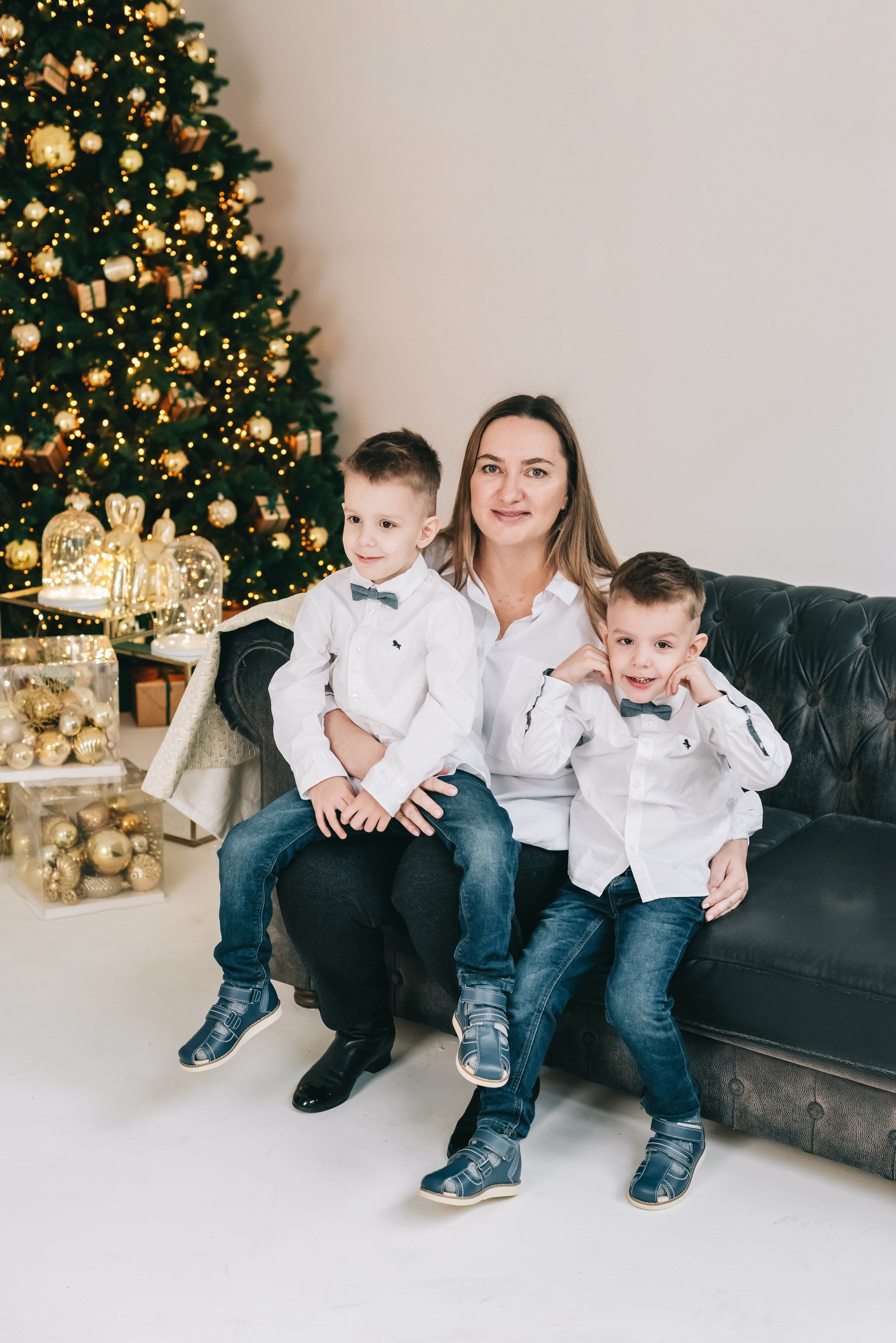 Новогодняя семейная фотосессия Кемерово