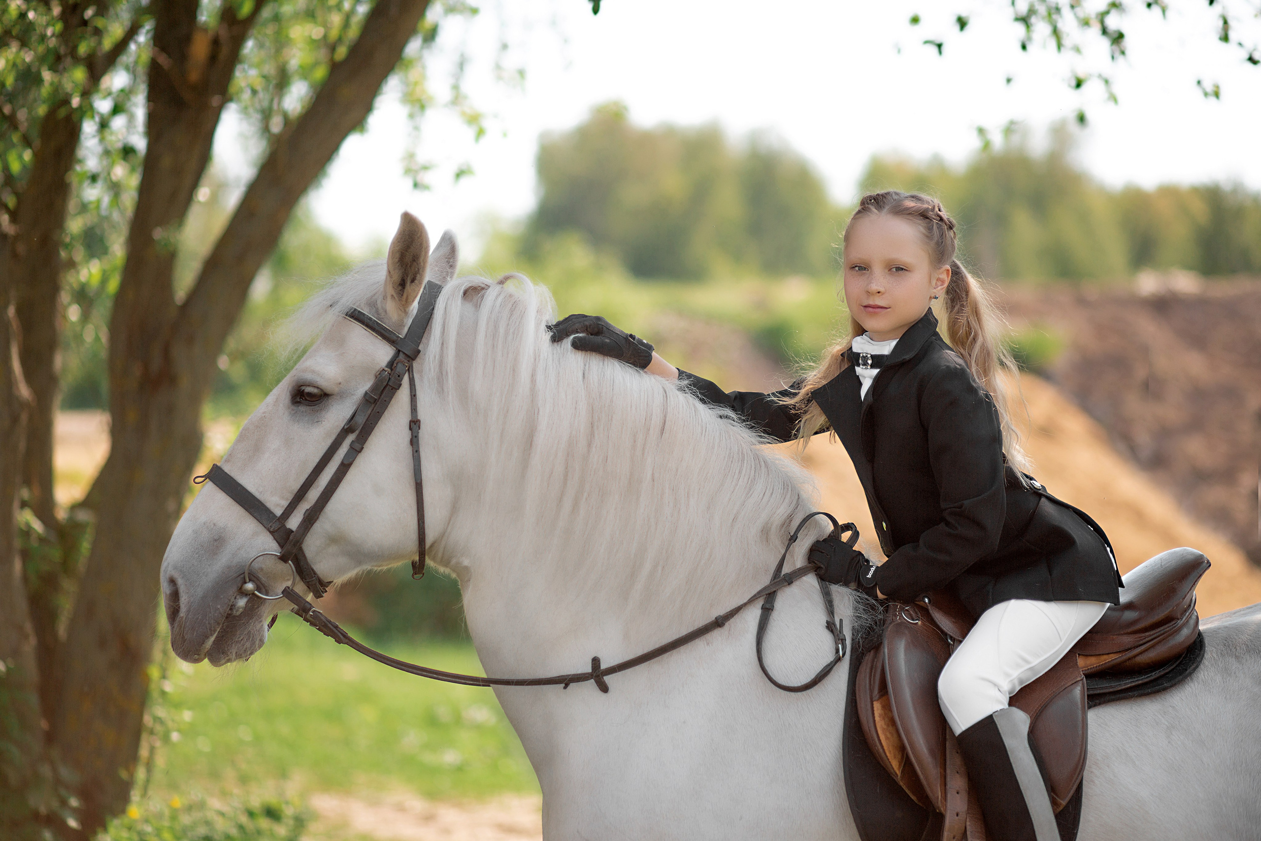 Мария и Воробей. Фотосессия с лошадьми в Нижнем Новгороде