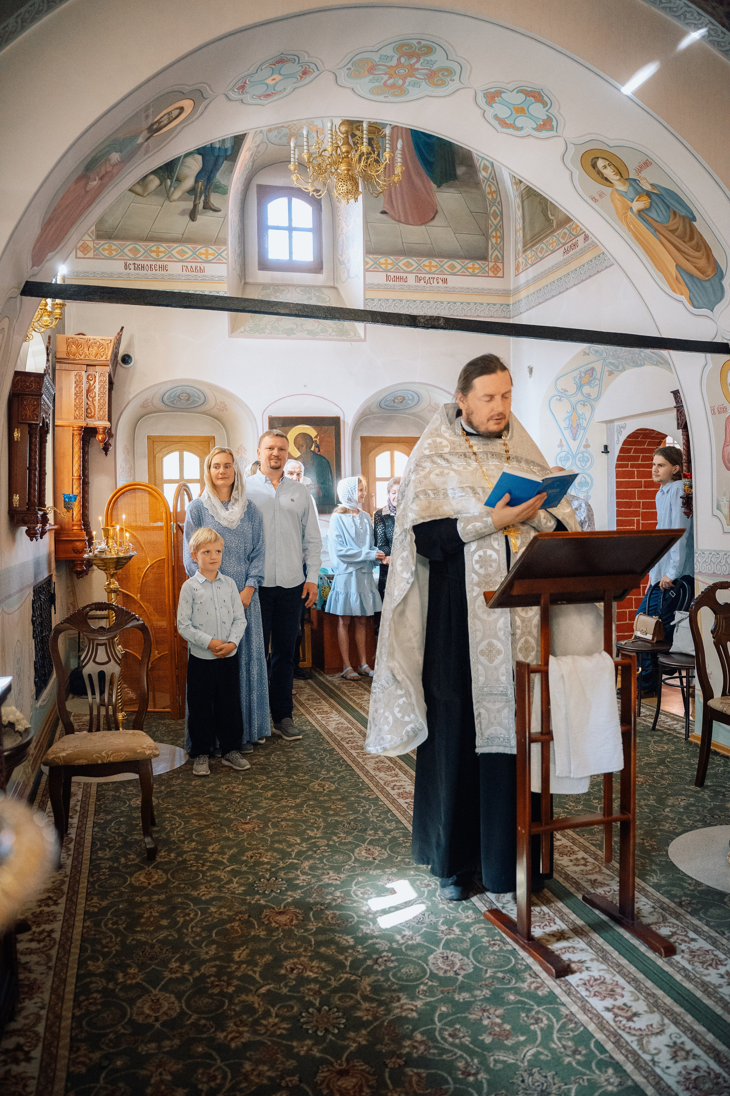 Крещение Марка. Фотограф Казакова Анастасия