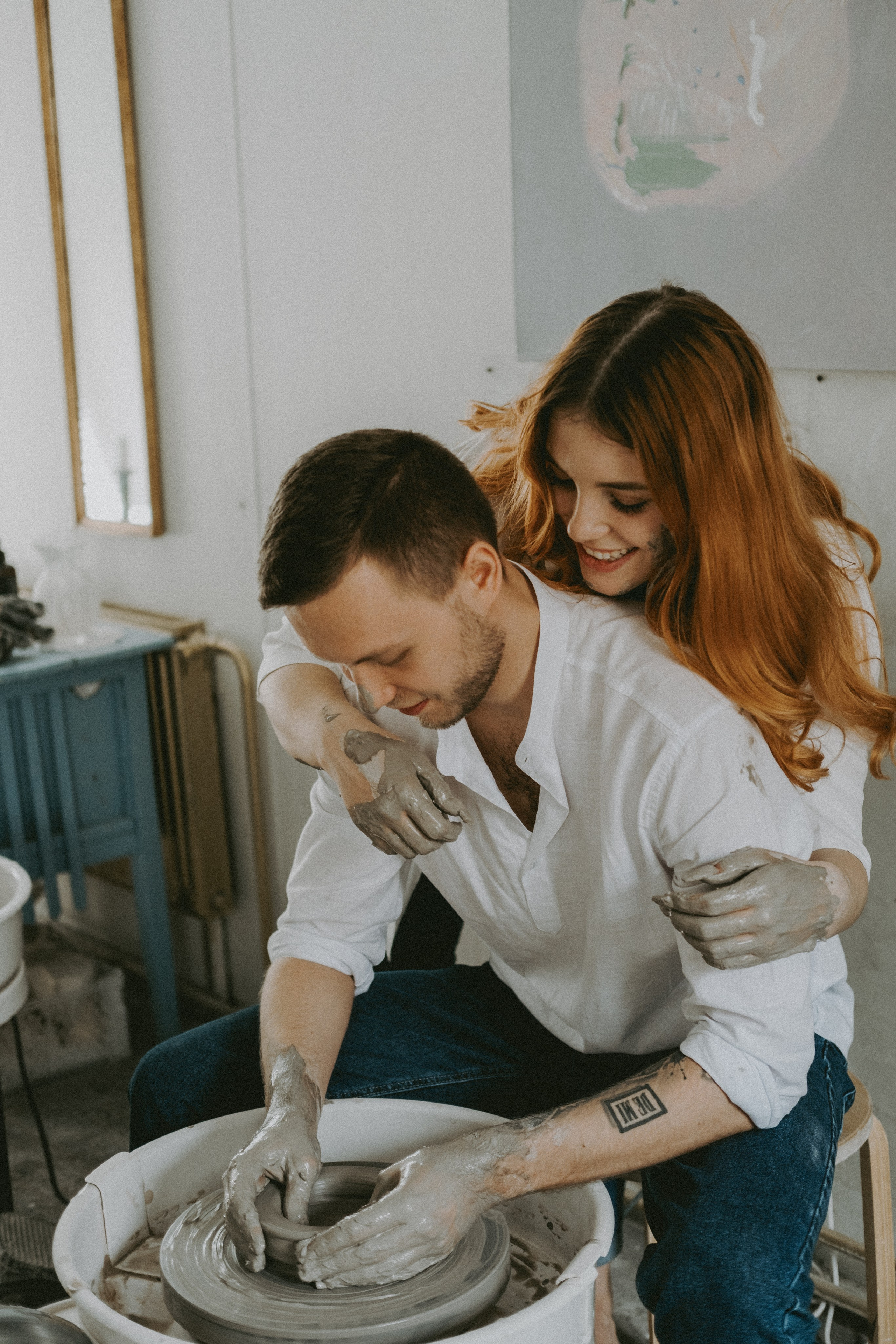 Фотосессия в гончарной мастерской. Семейный фотограф в Москве Кристина Маркос