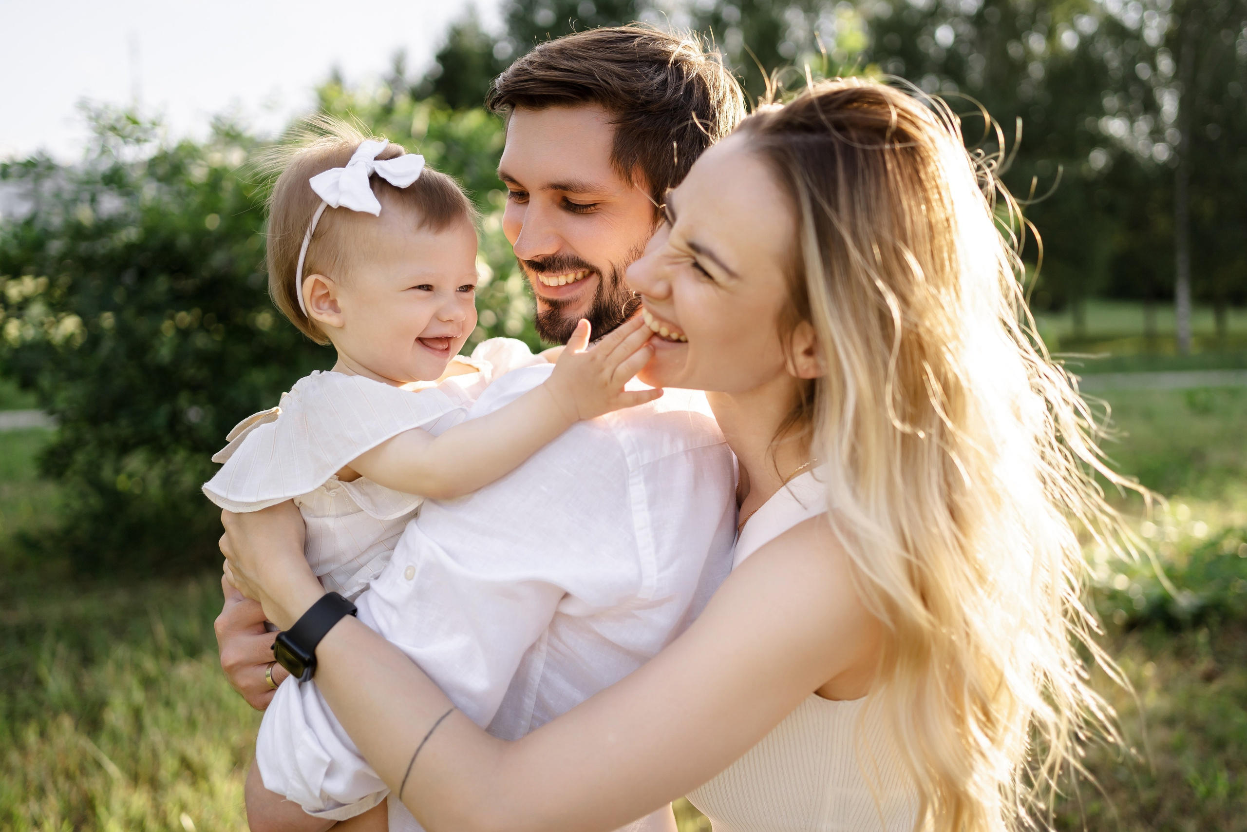 Олеся, Денис и Даниэла. Свадебный фотограф в Москве Яна Деньгина
