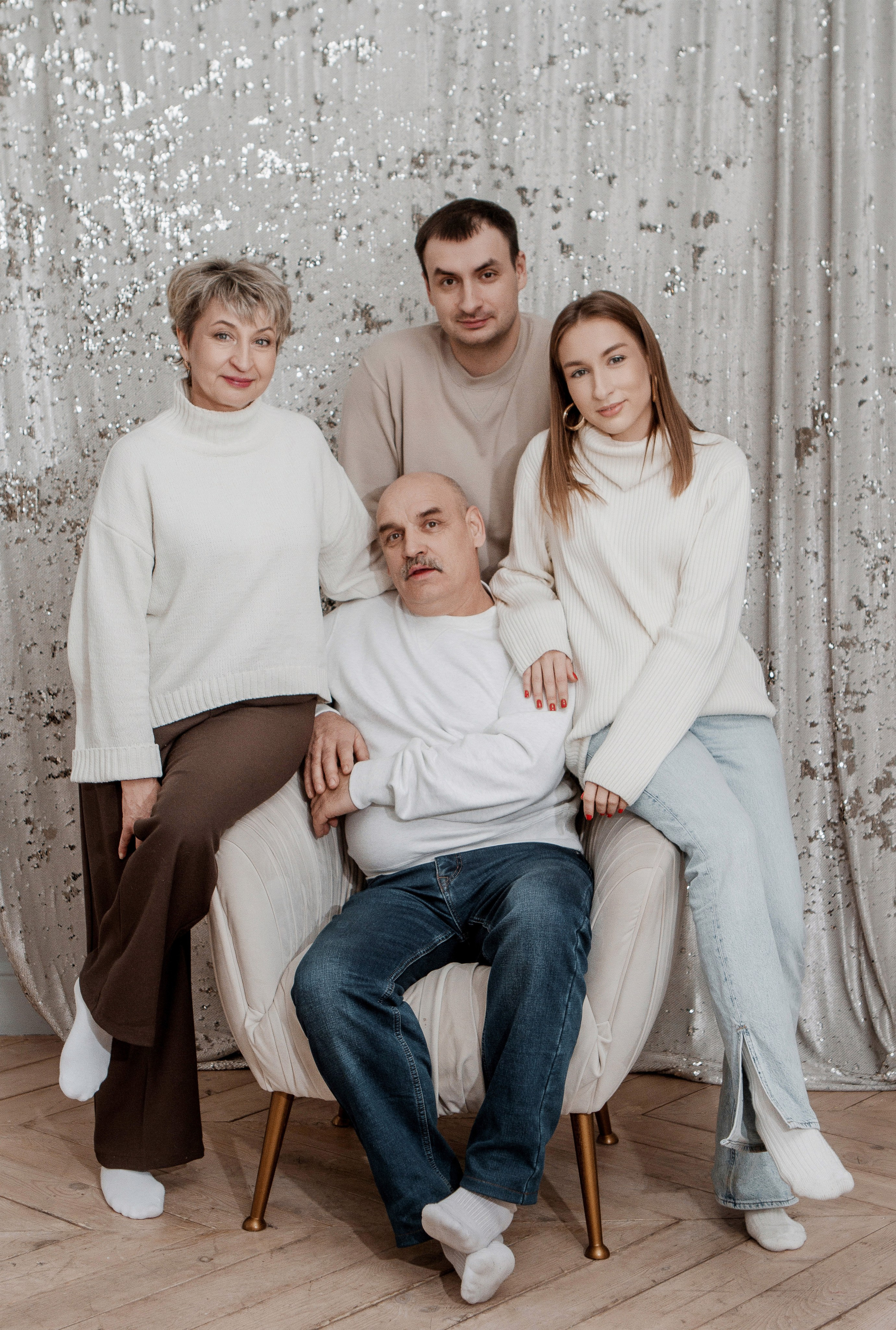 Новогодняя семейная фотосессия. Свадебный и семейный фотограф Ибрагимова Мария из Екатеринбурга