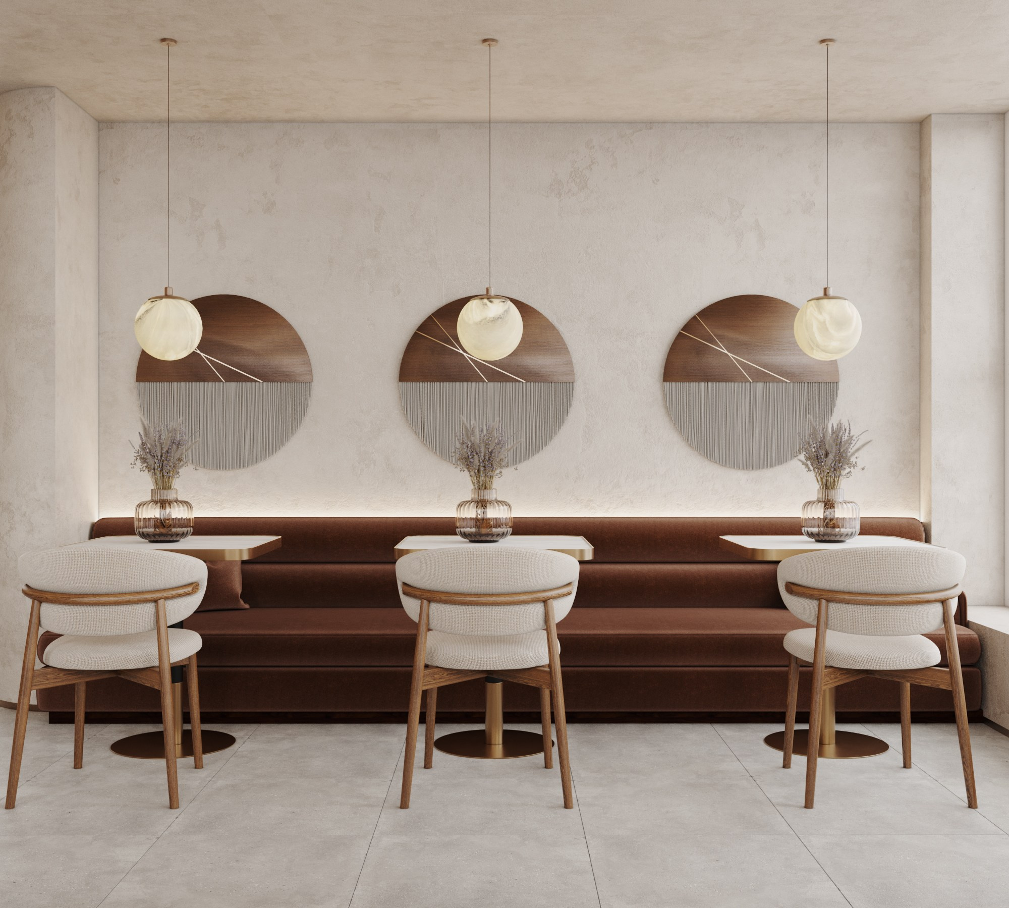 Проект Кафе #2. Интерьерная 3D Визуализация