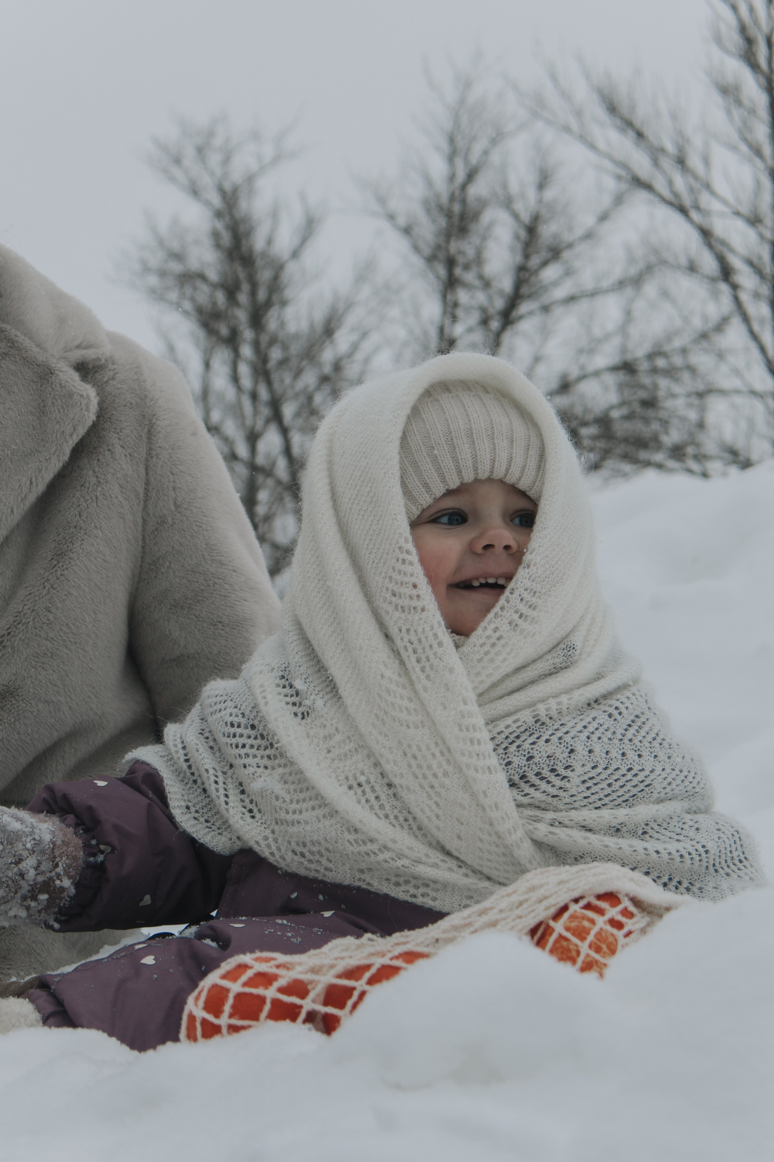 Зимняя фотосессия в парке. Семейный и женский фотограф Москва Юлия Левада