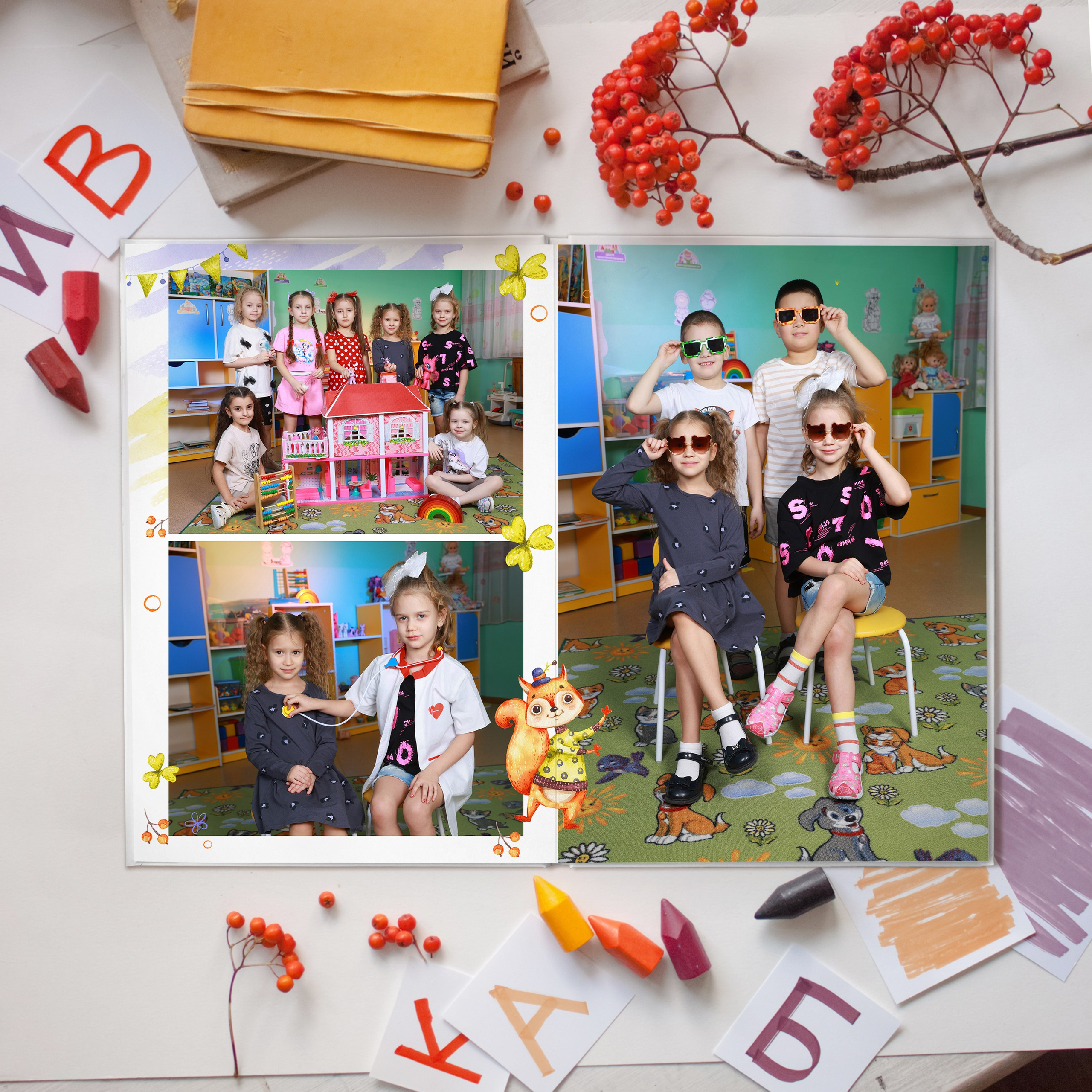 Дизайн альбома для детского сада
