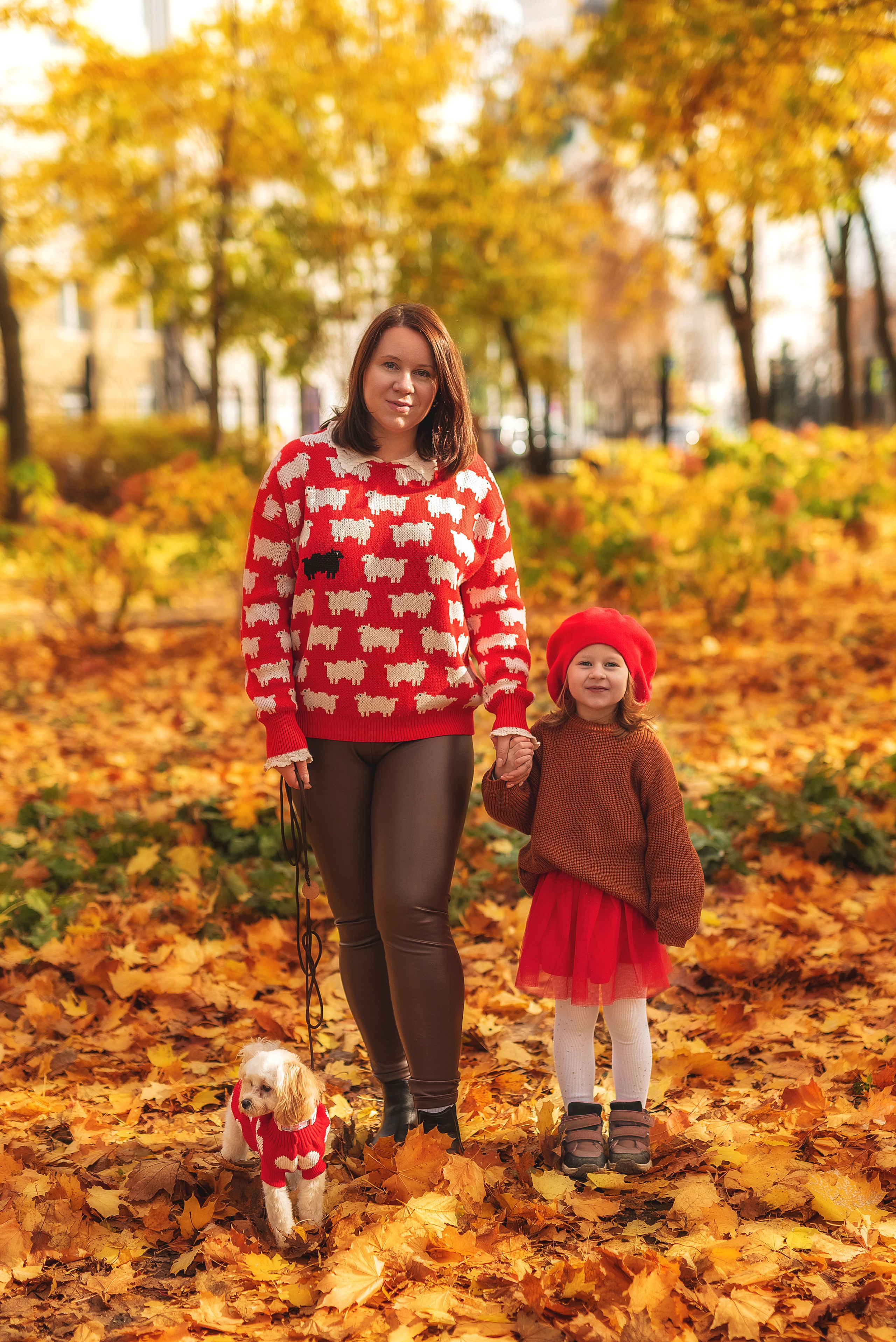 Осенняя фотосессия мама и дочка. Семейный, детский фотограф в Воронеже Анна Никитина