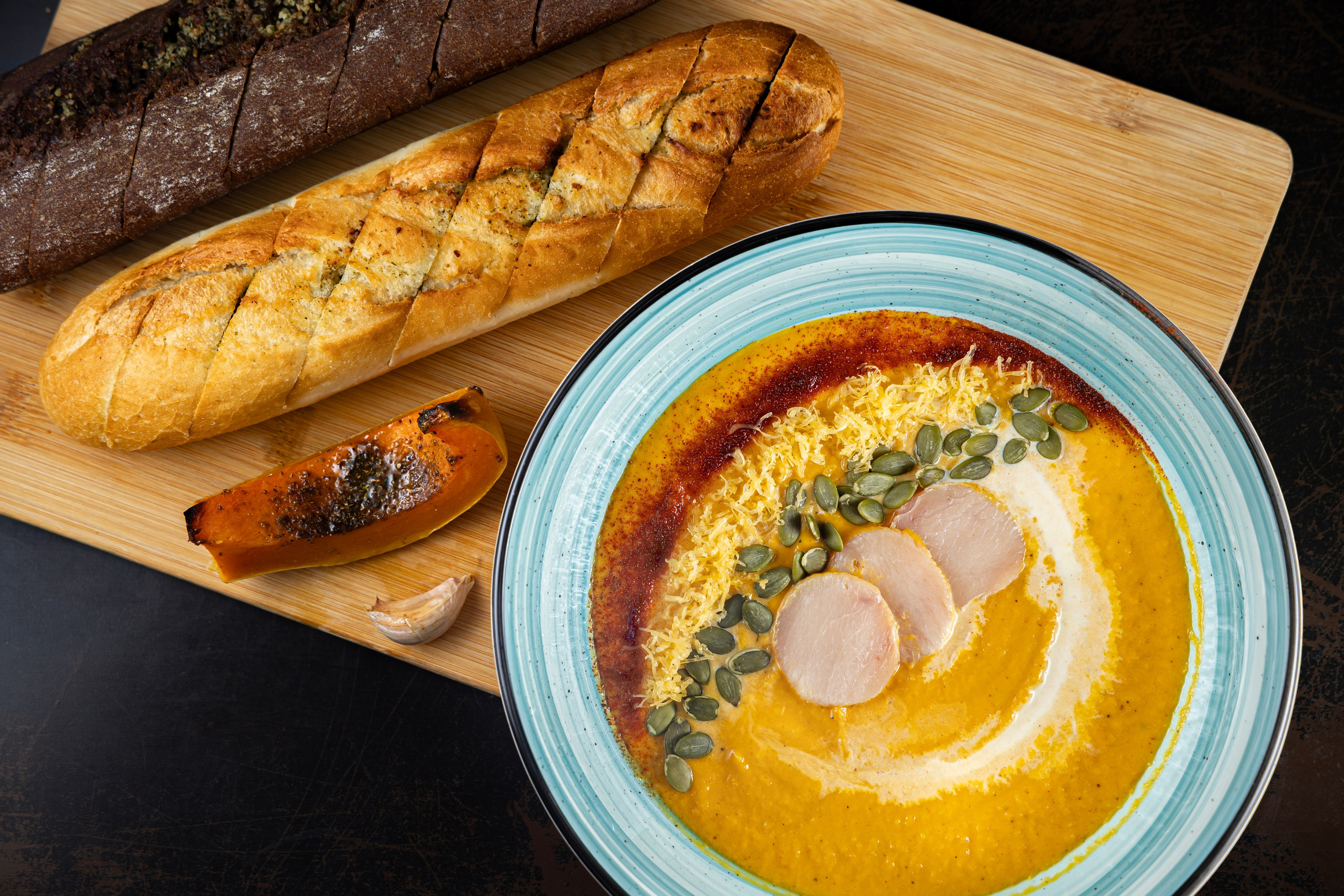 Тыквенный суп. Фотограф Александр Глебов