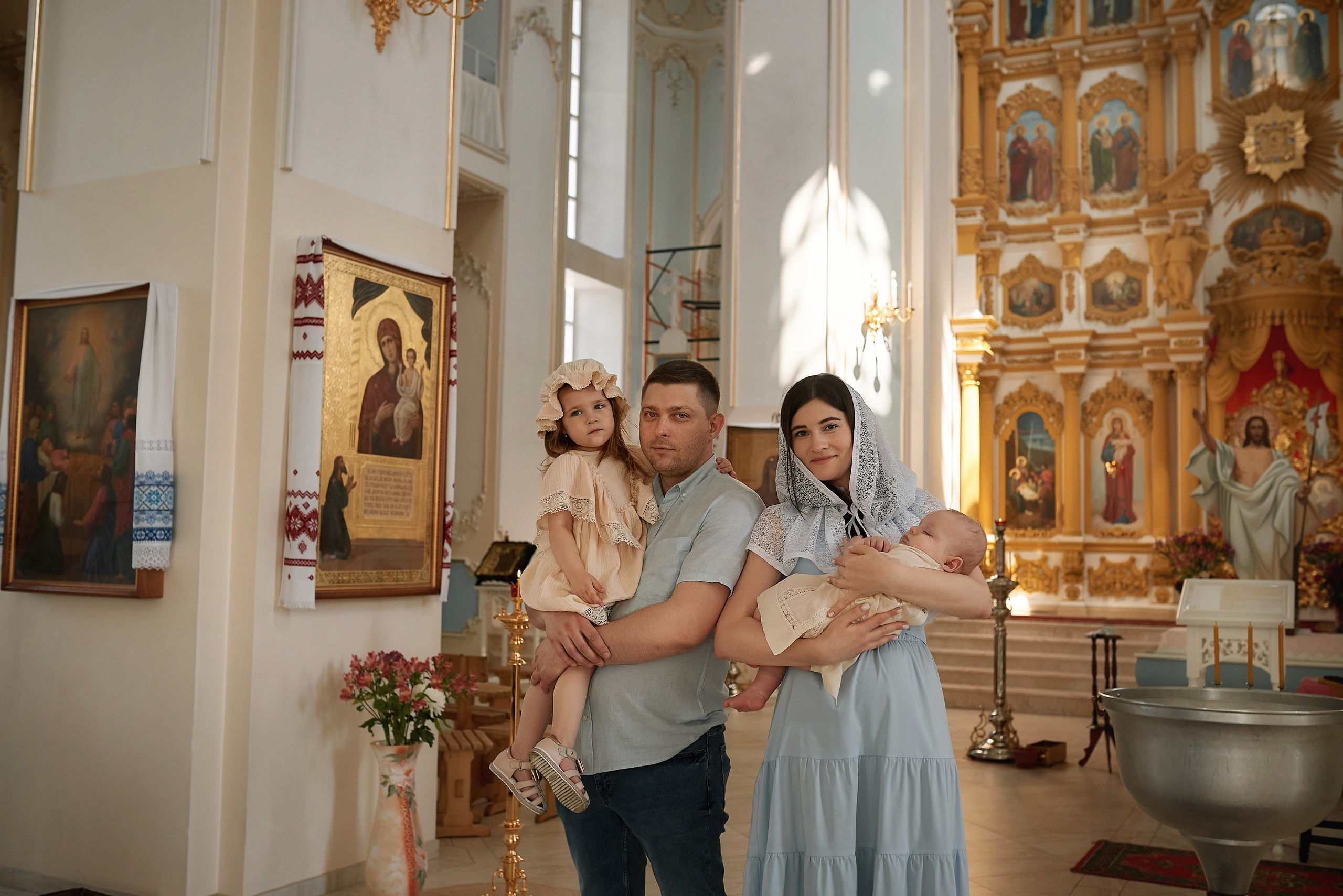 Крещение Александра Храм Святой Троицы г. Батайск. Семейный фотограф в Ростове-на-Дону Татьяна Литвинова