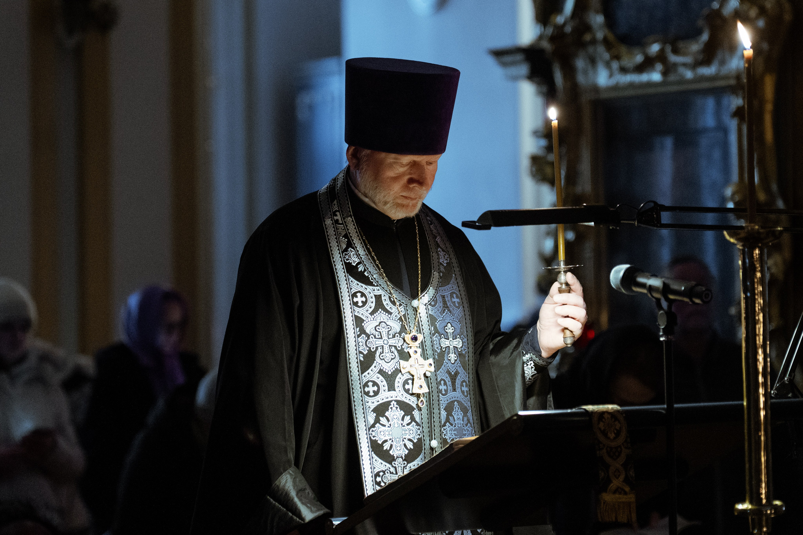 Великое повечерие с чтением Великого покаянного канона преп. Андрея Критского. НИКОЛО-БОГОЯВЛЕНСКИЙ МОРСКОЙ СОБОР
