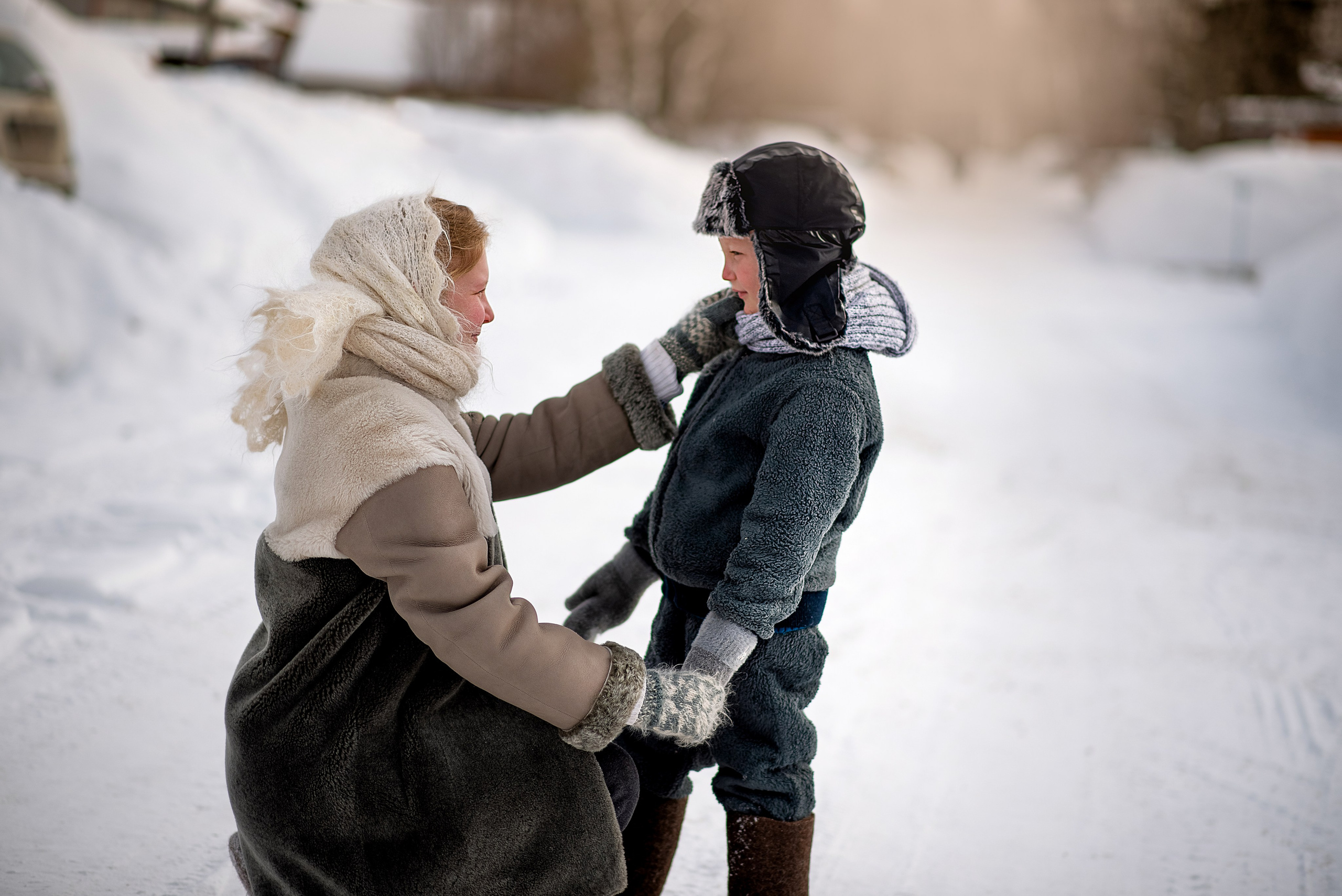 Тематическая семейная фотосессия в деревне. Семейный и детский фотограф в Туле Светлана Воронкова